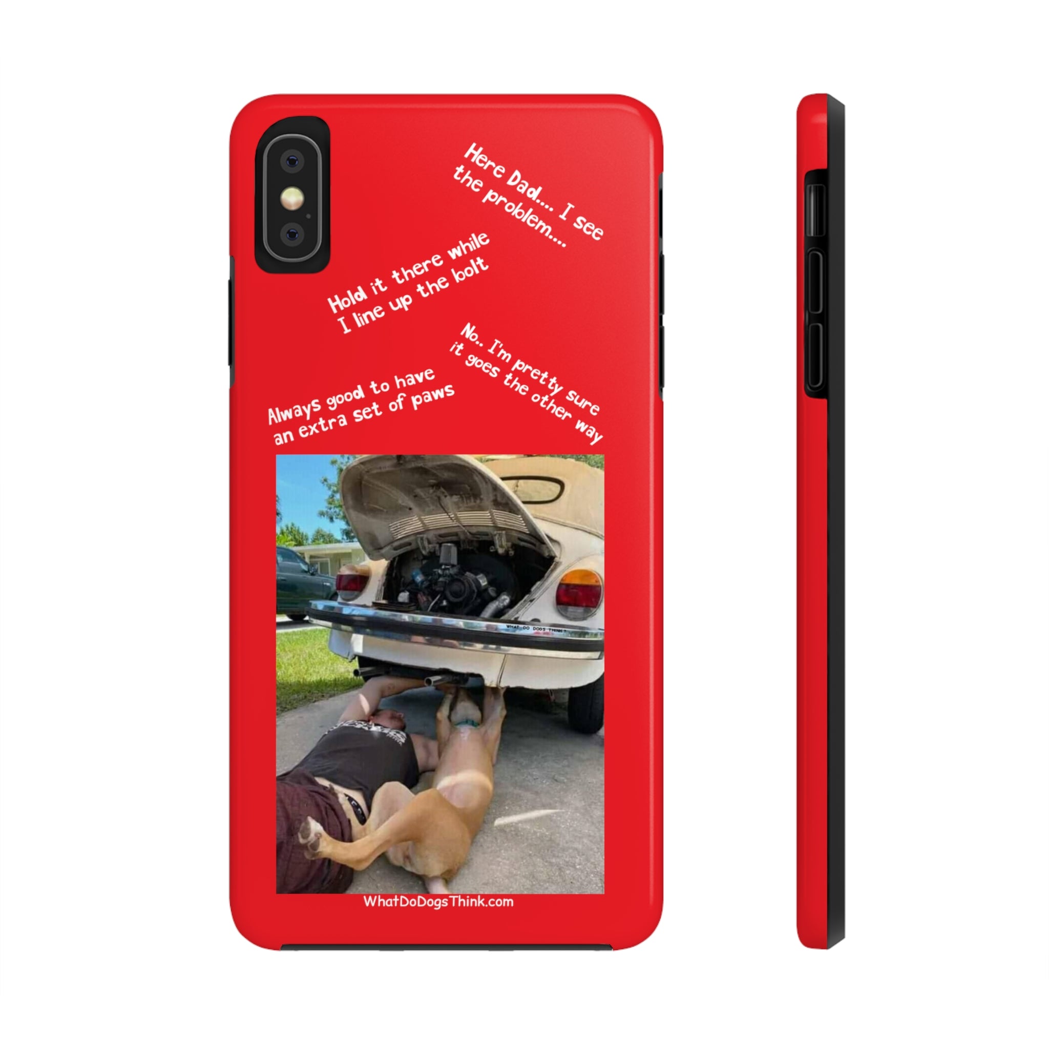 Bug Helper Compilation Red Tough Phone Cases