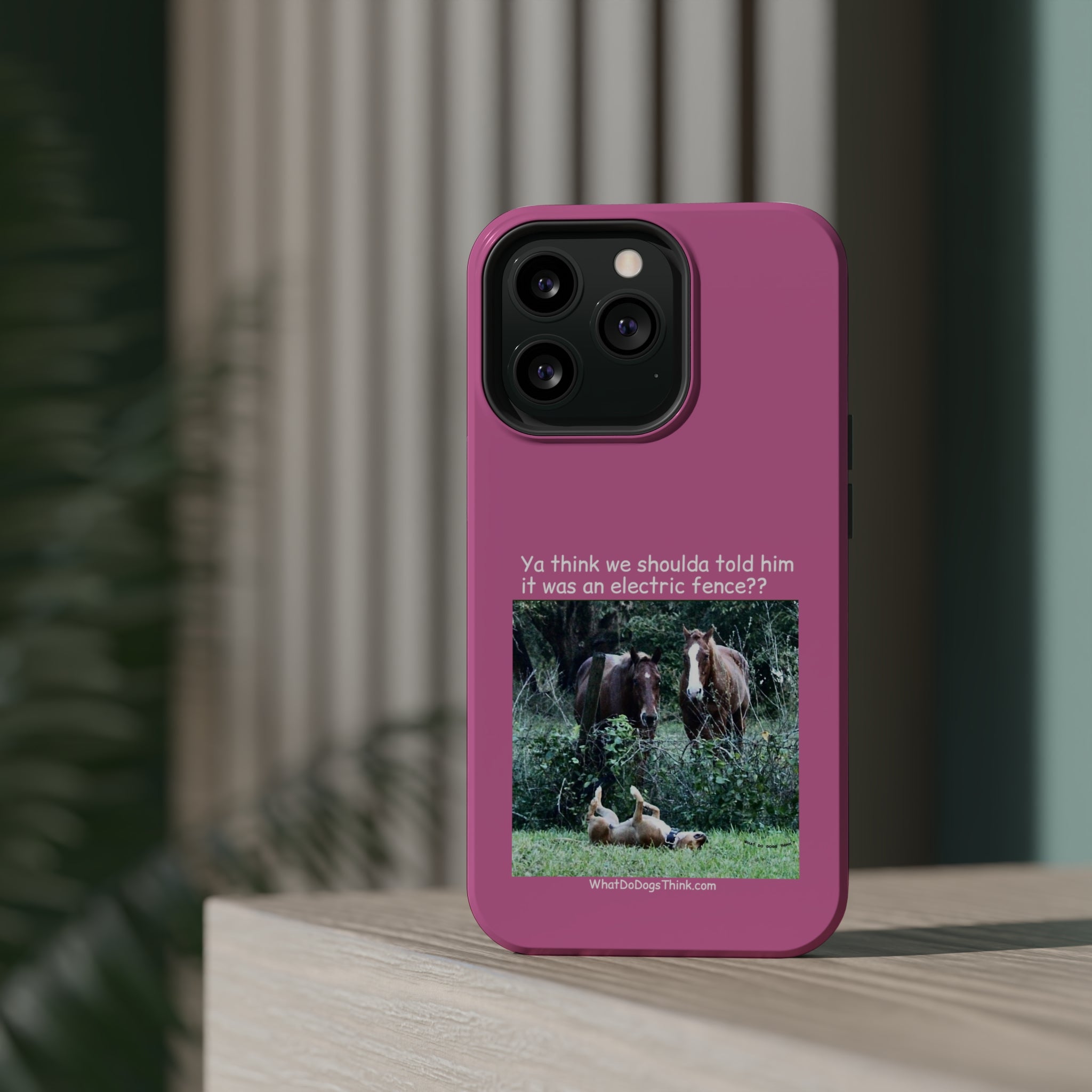 Electric Fence Pink MagSafe Tough Cases