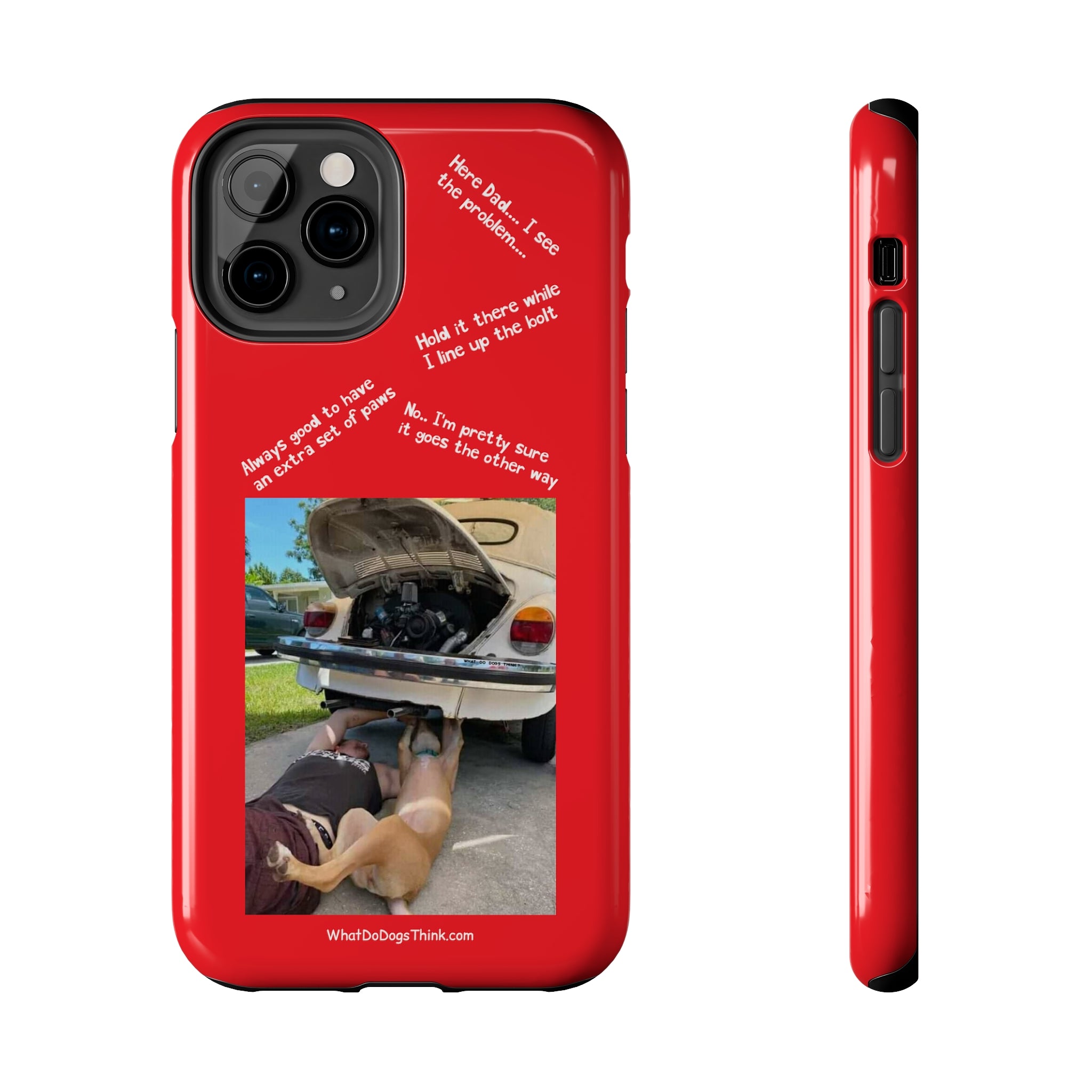 Bug Helper Compilation Red Tough Phone Cases