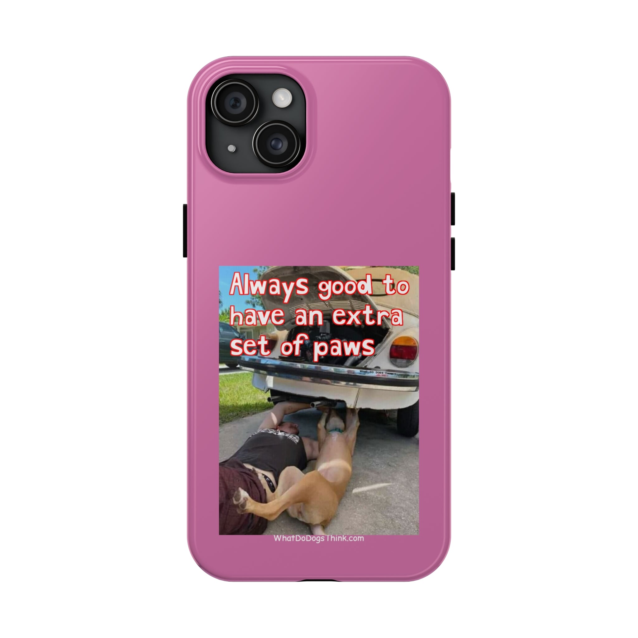 Extra Paw Pink Tough Phone Cases