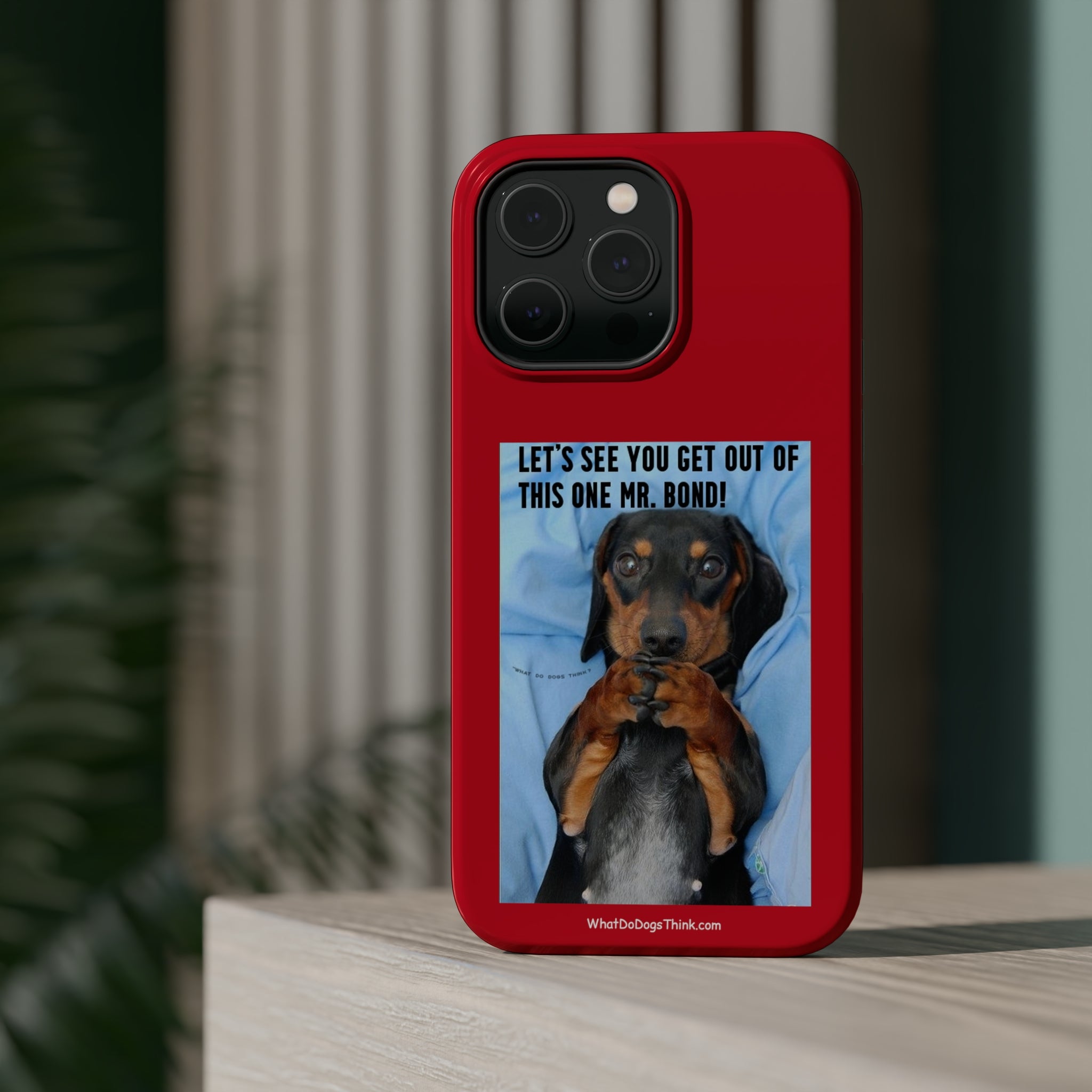 Mr. Bond Red MagSafe Tough Cases