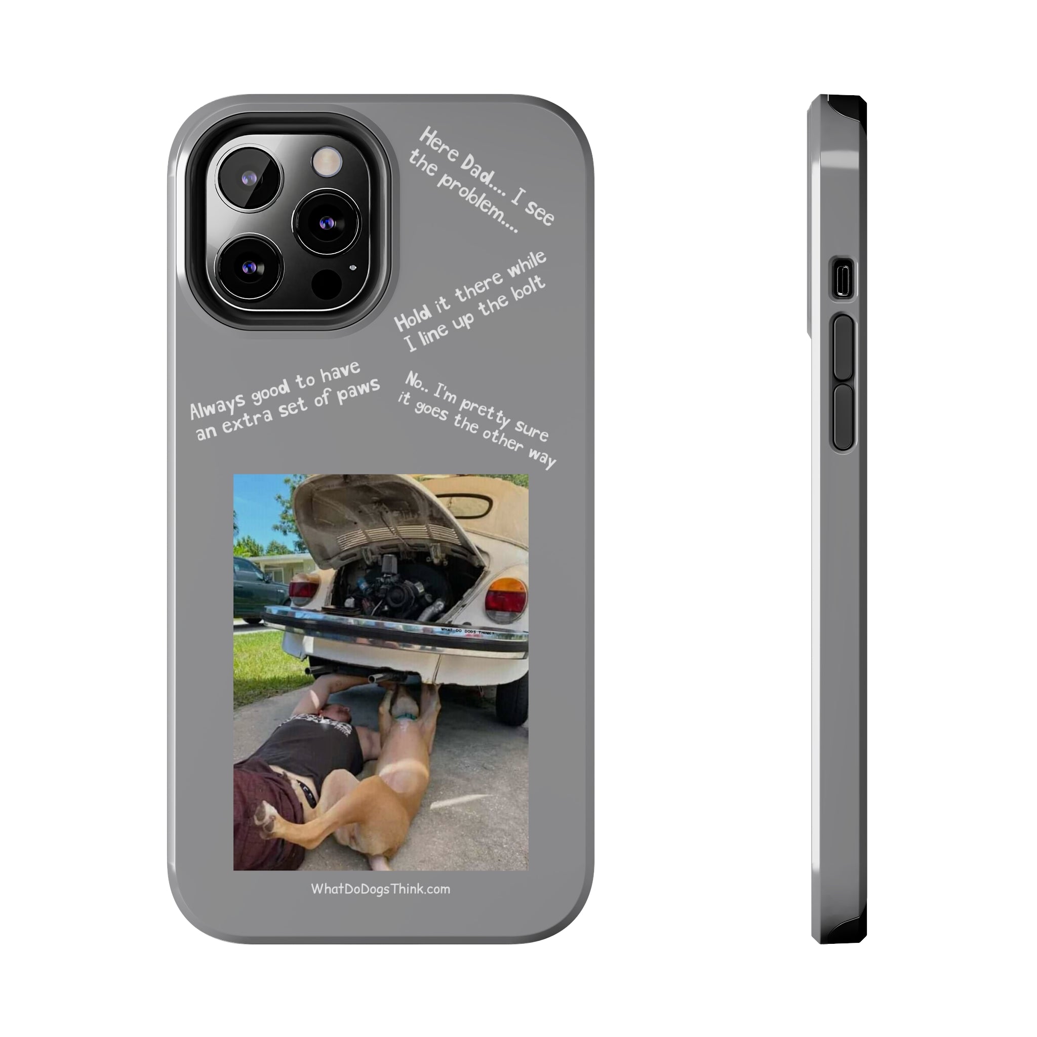 Bug Helper Compilation Grey Tough Phone Cases