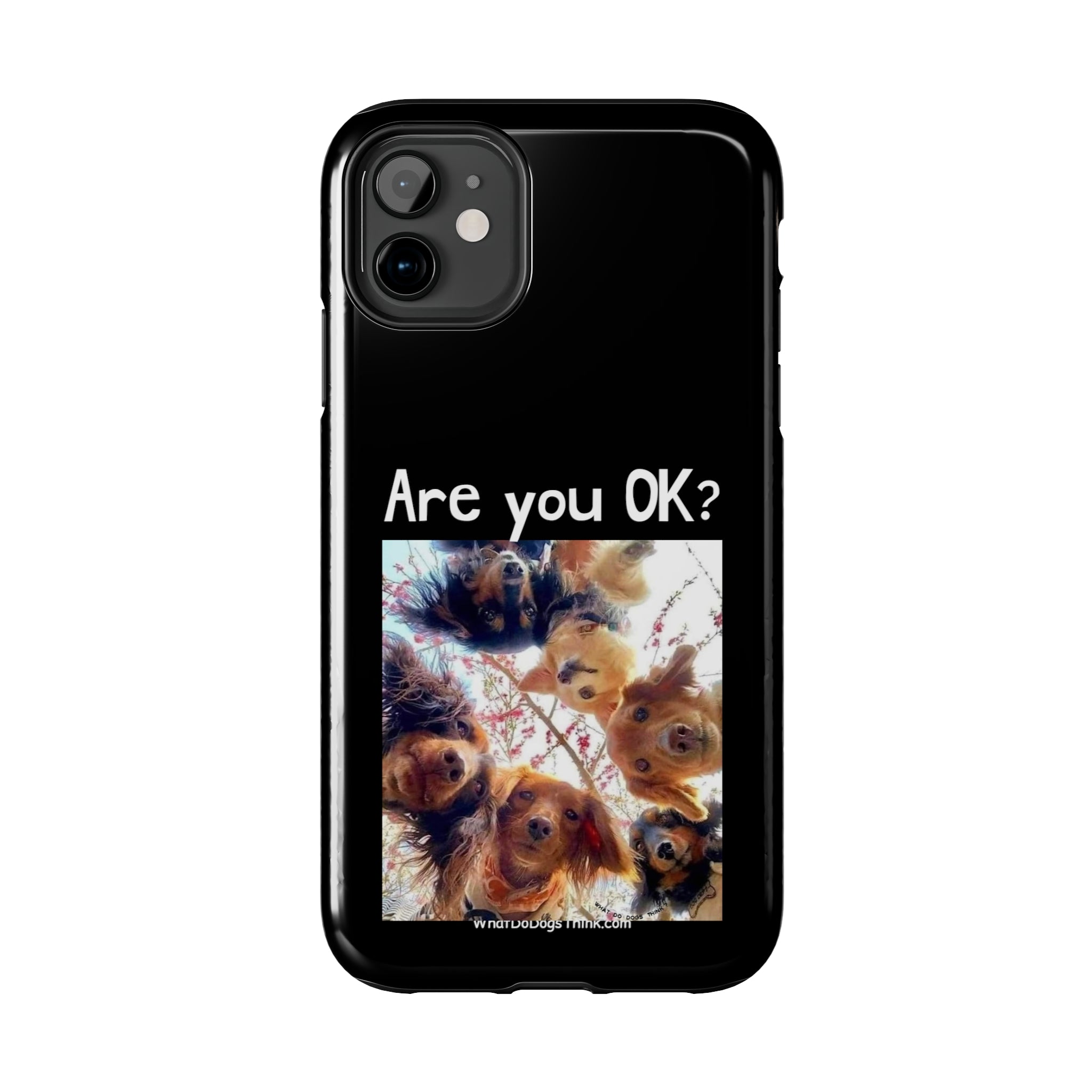Are you OK? Black Tough Phone Cases