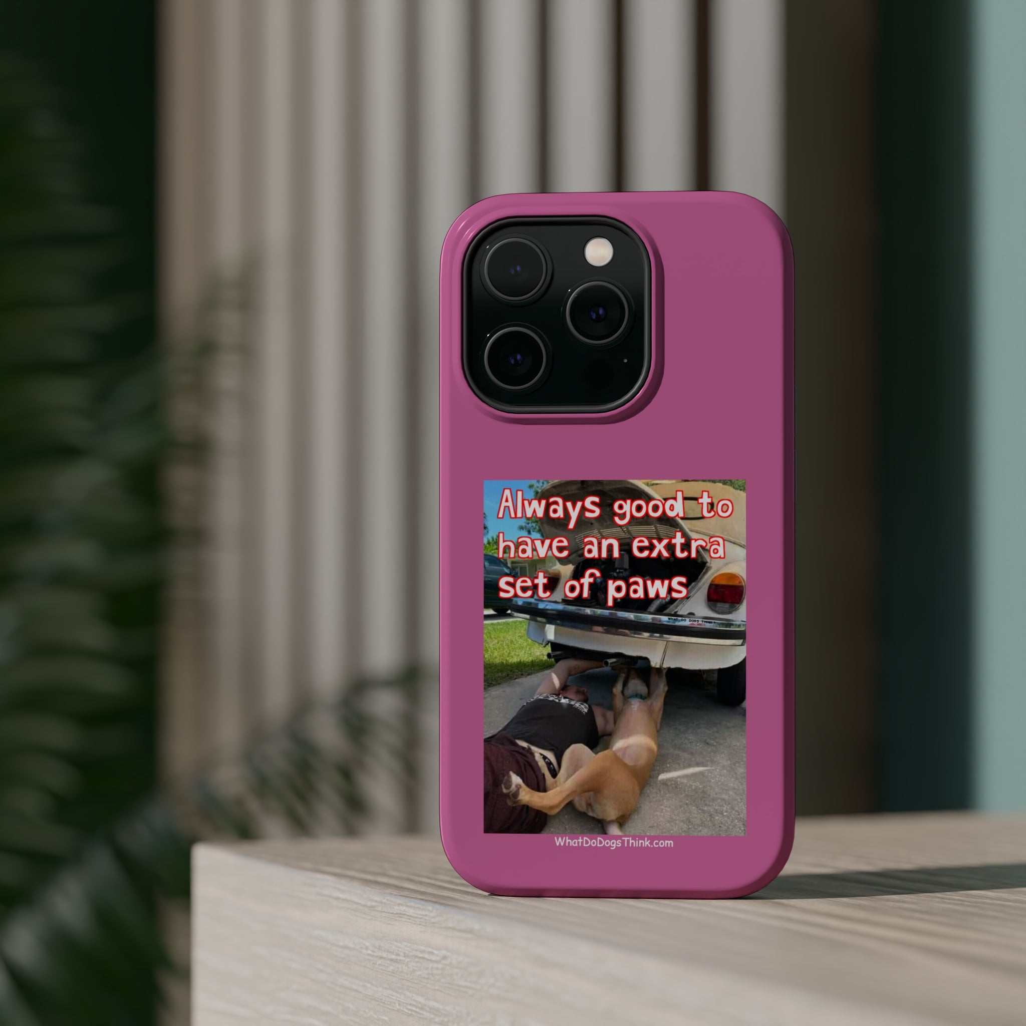 Extra Paw Pink MagSafe Tough Cases