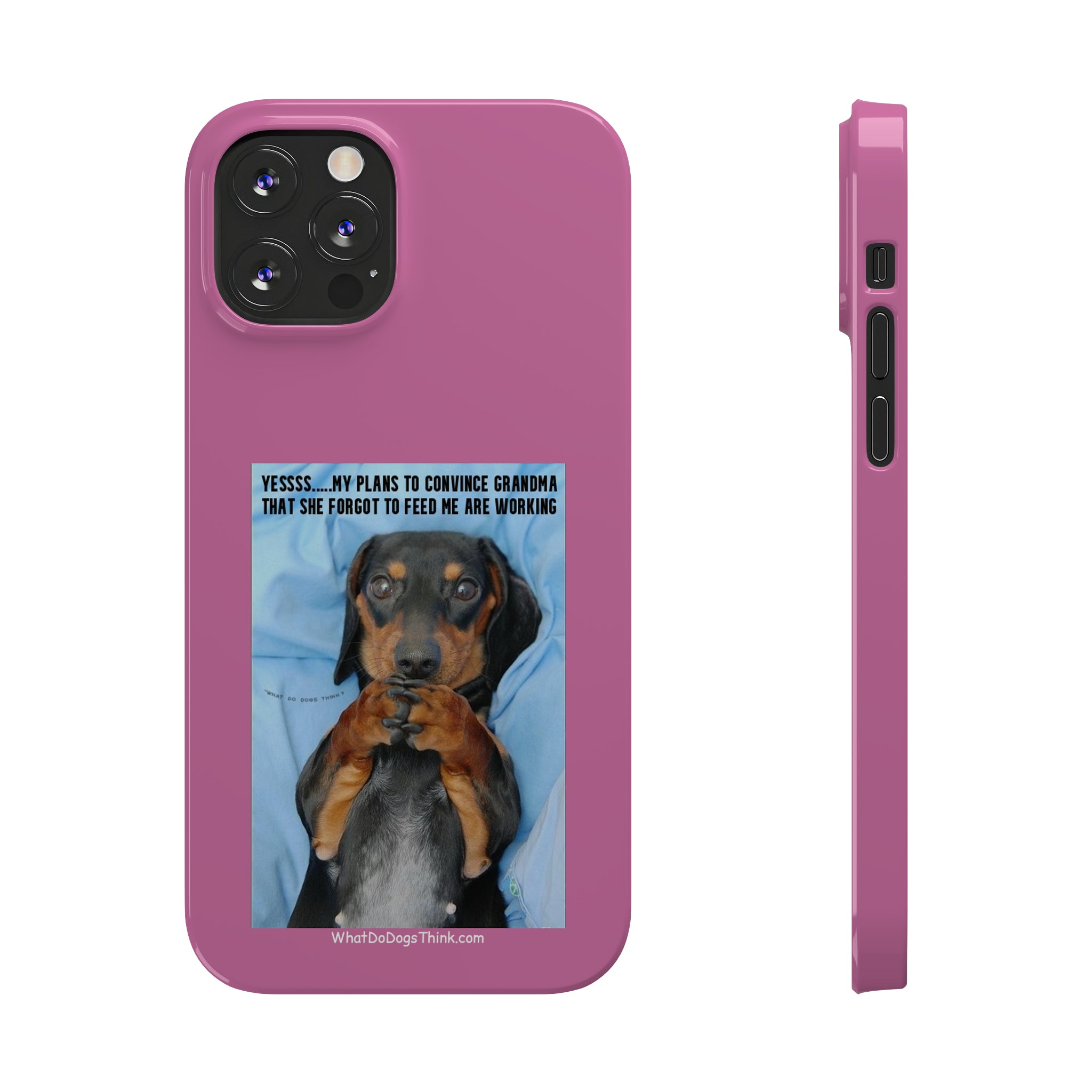 Grandma Pink Slim Phone Cases
