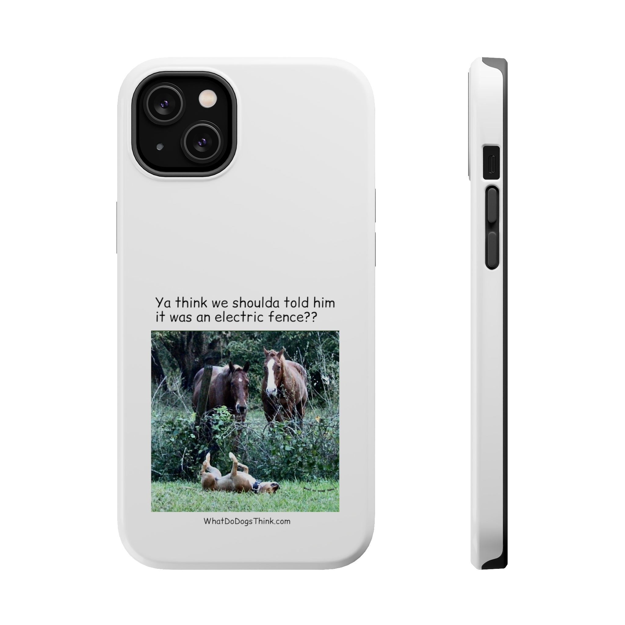 Electric Fence White MagSafe Tough Cases