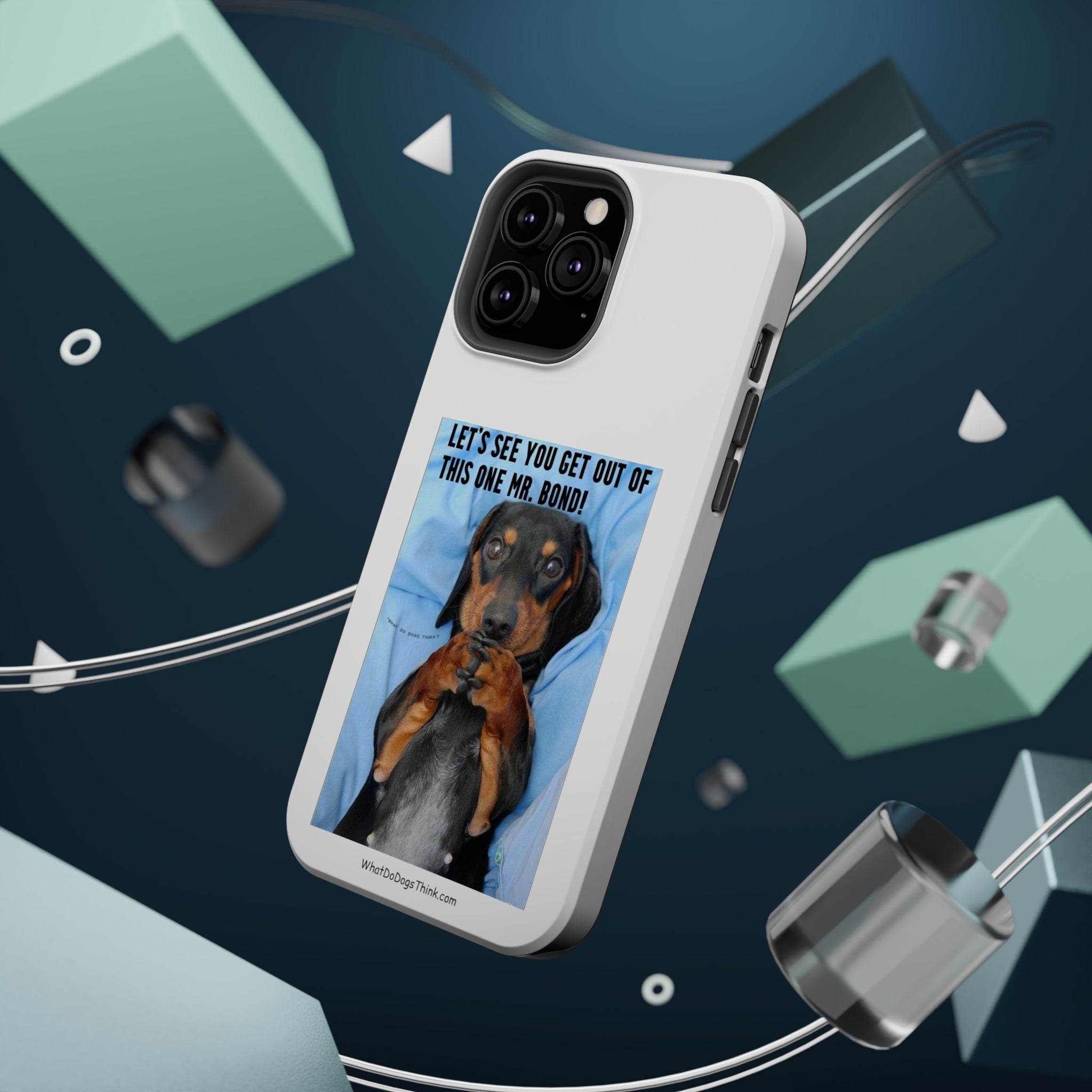 Mr. Bond White MagSafe Tough Cases