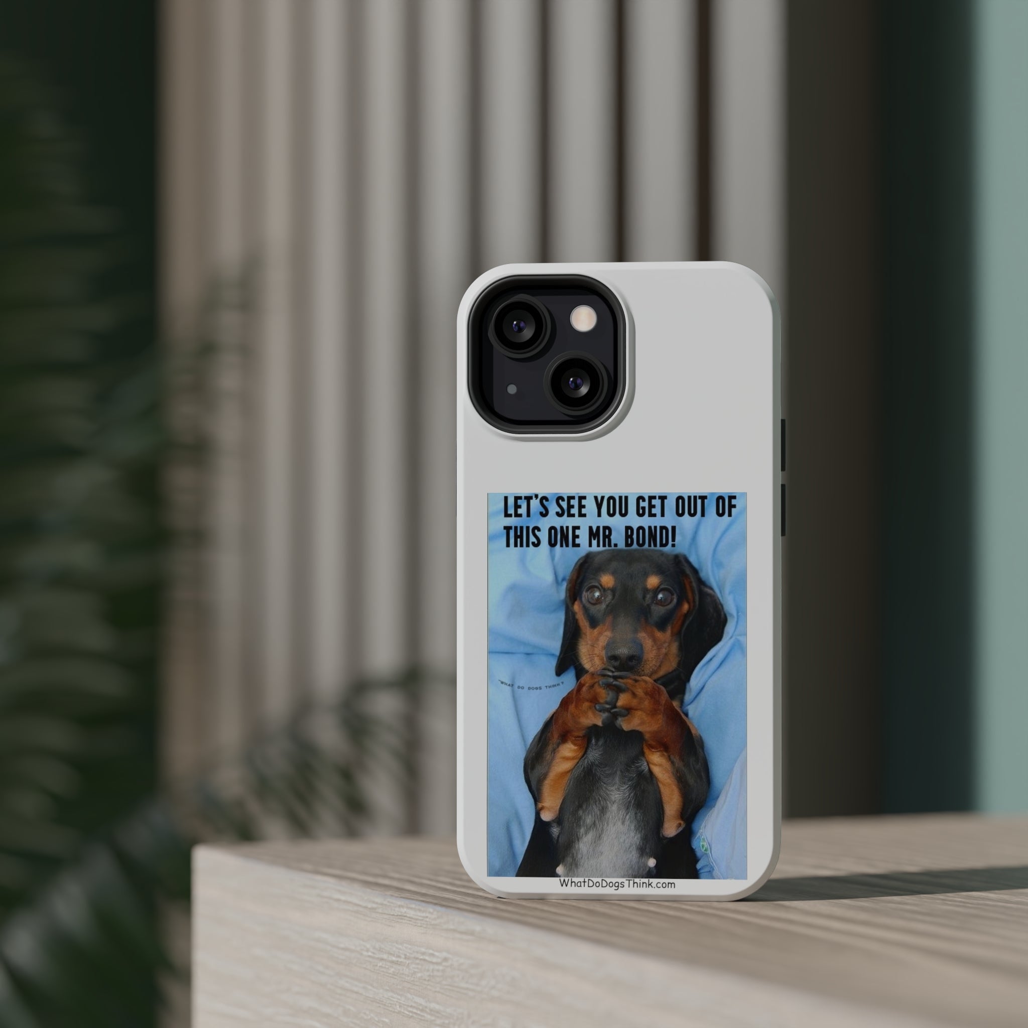 Mr. Bond White MagSafe Tough Cases