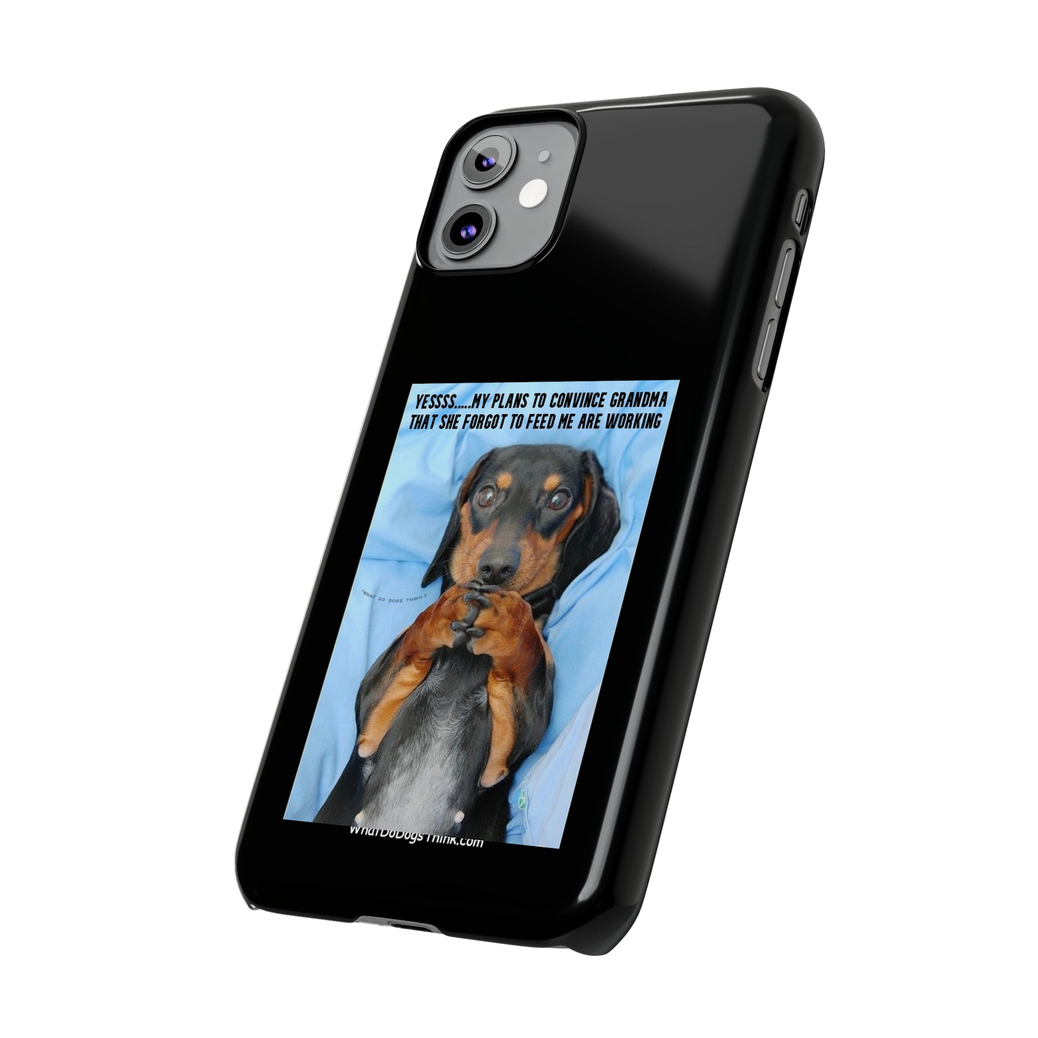 Grandma Black Slim Phone Cases