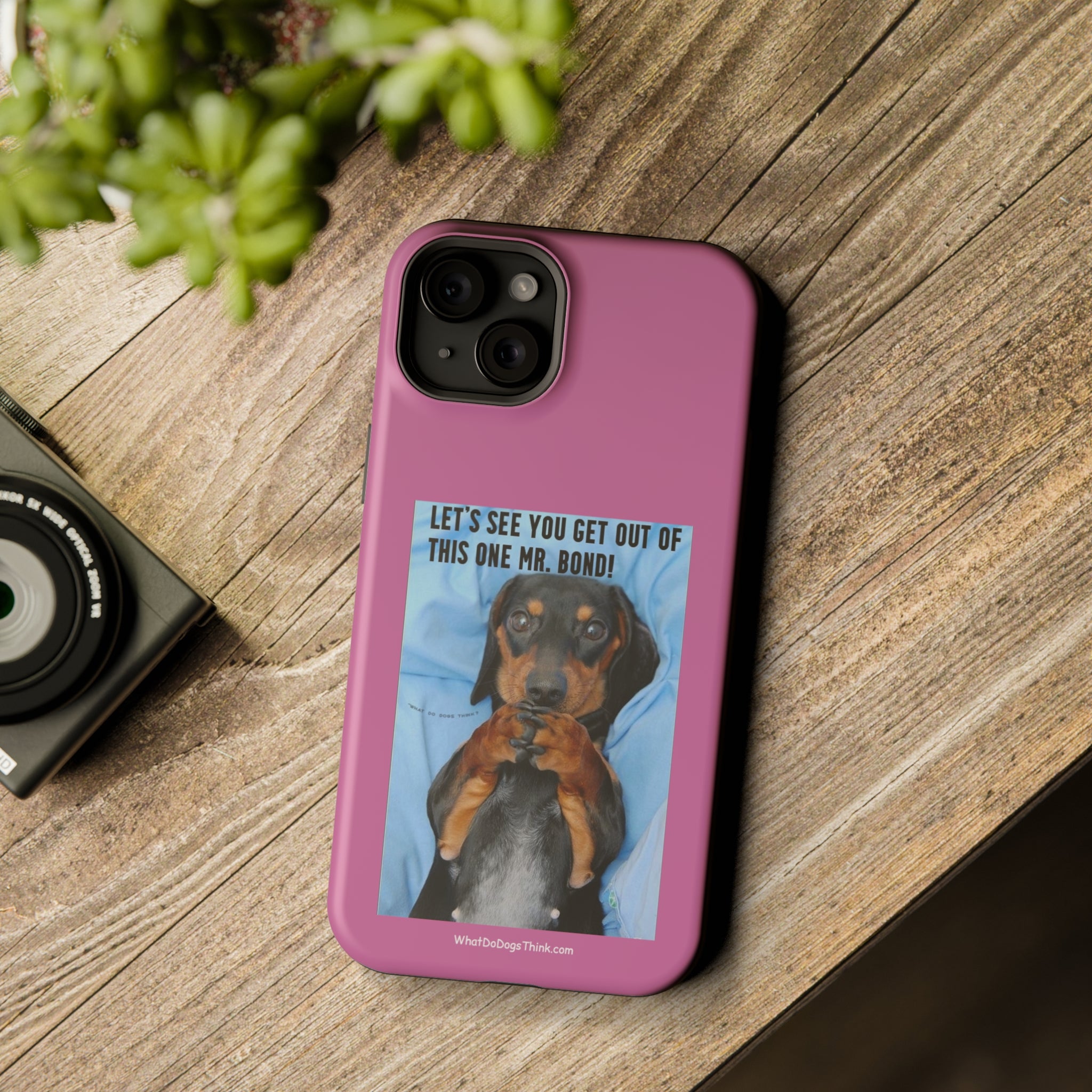Mr. Bond Pink MagSafe Tough Cases