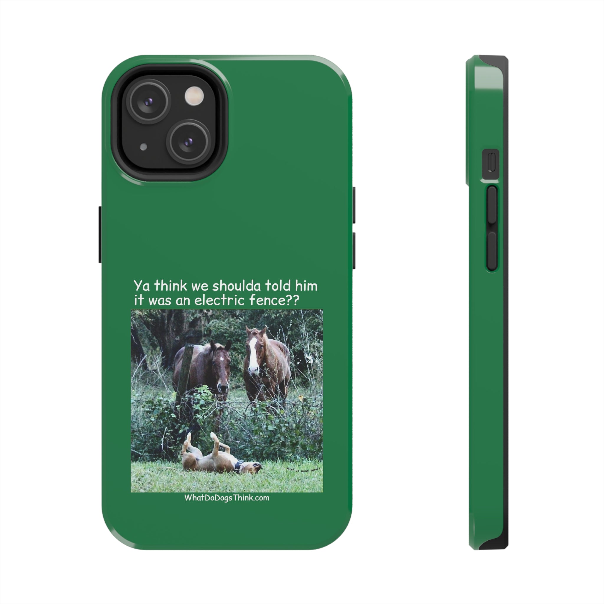 Electric Fence Green Tough Phone Cases