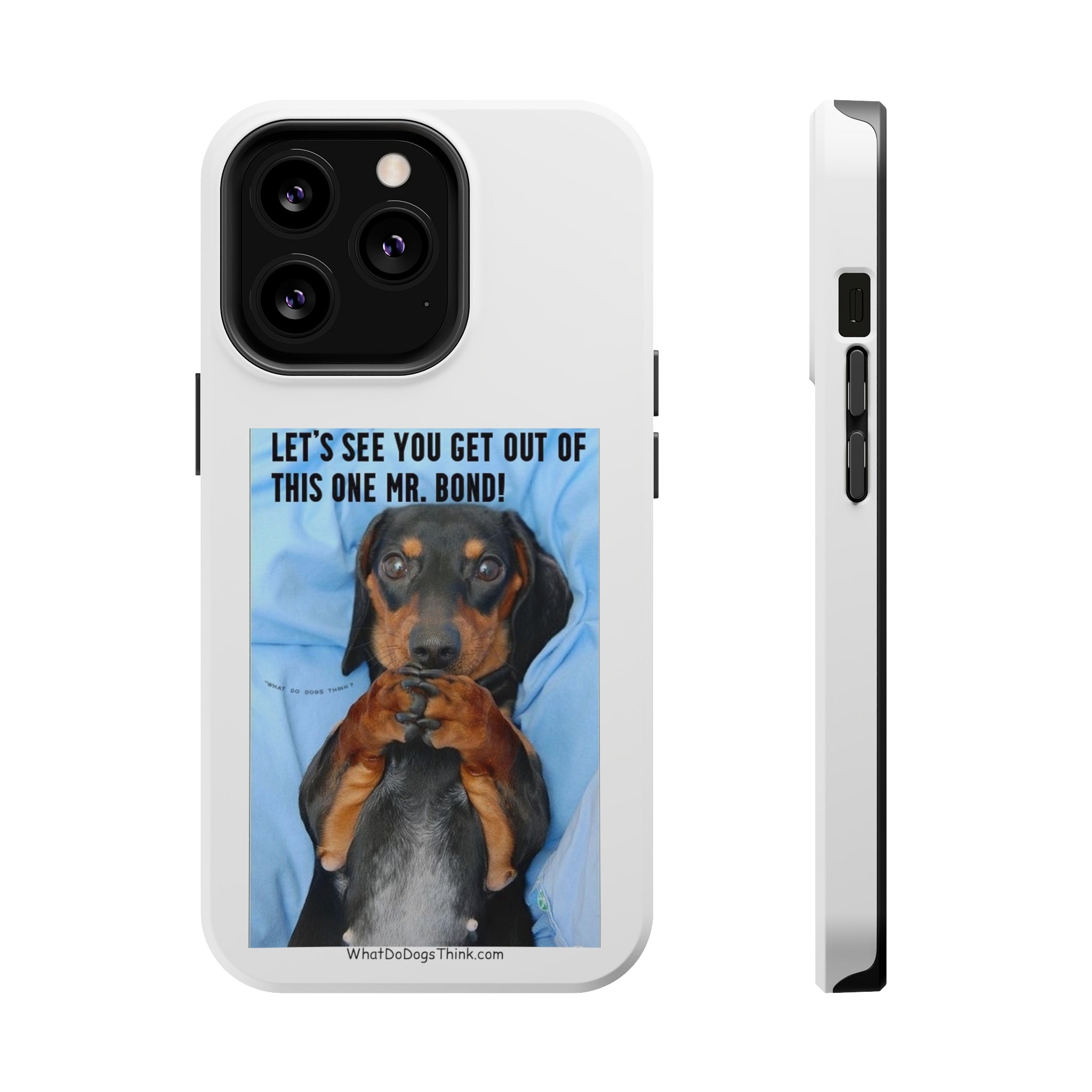 Mr. Bond White MagSafe Tough Cases