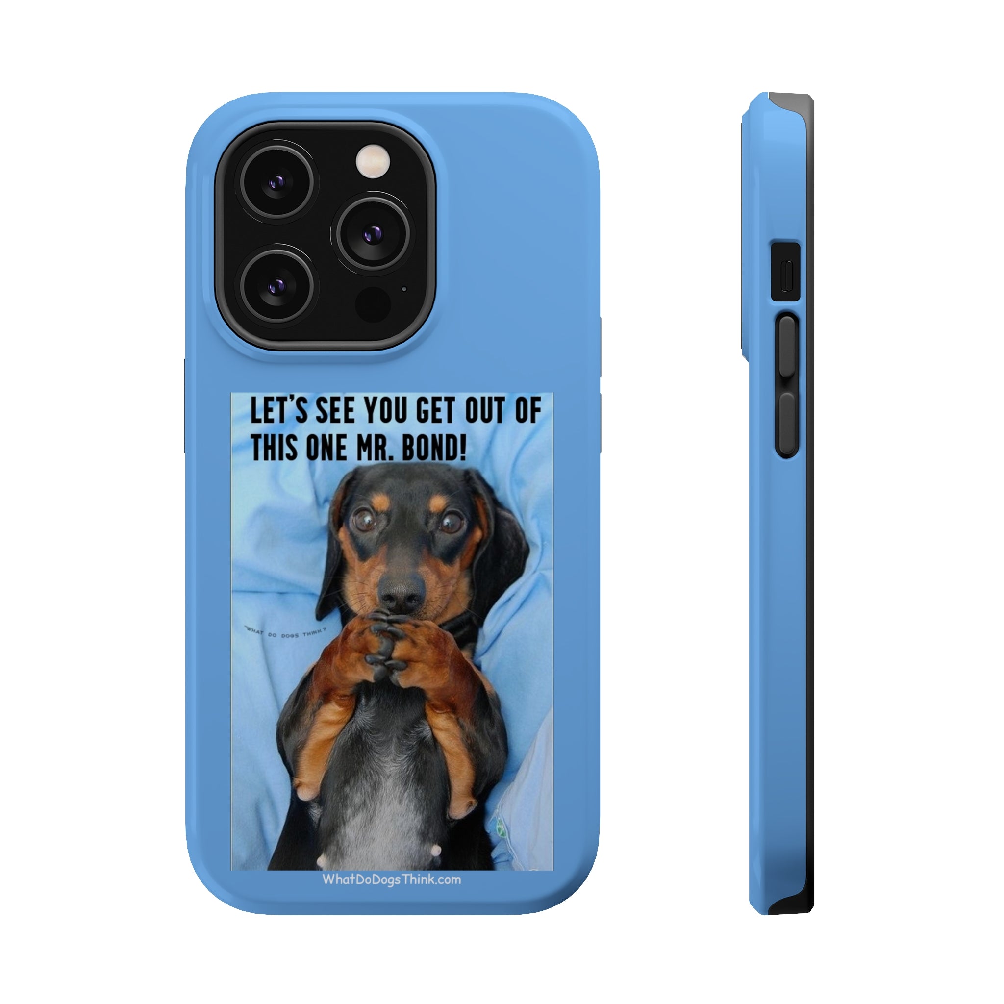 Mr. Bond Blue MagSafe Tough Cases