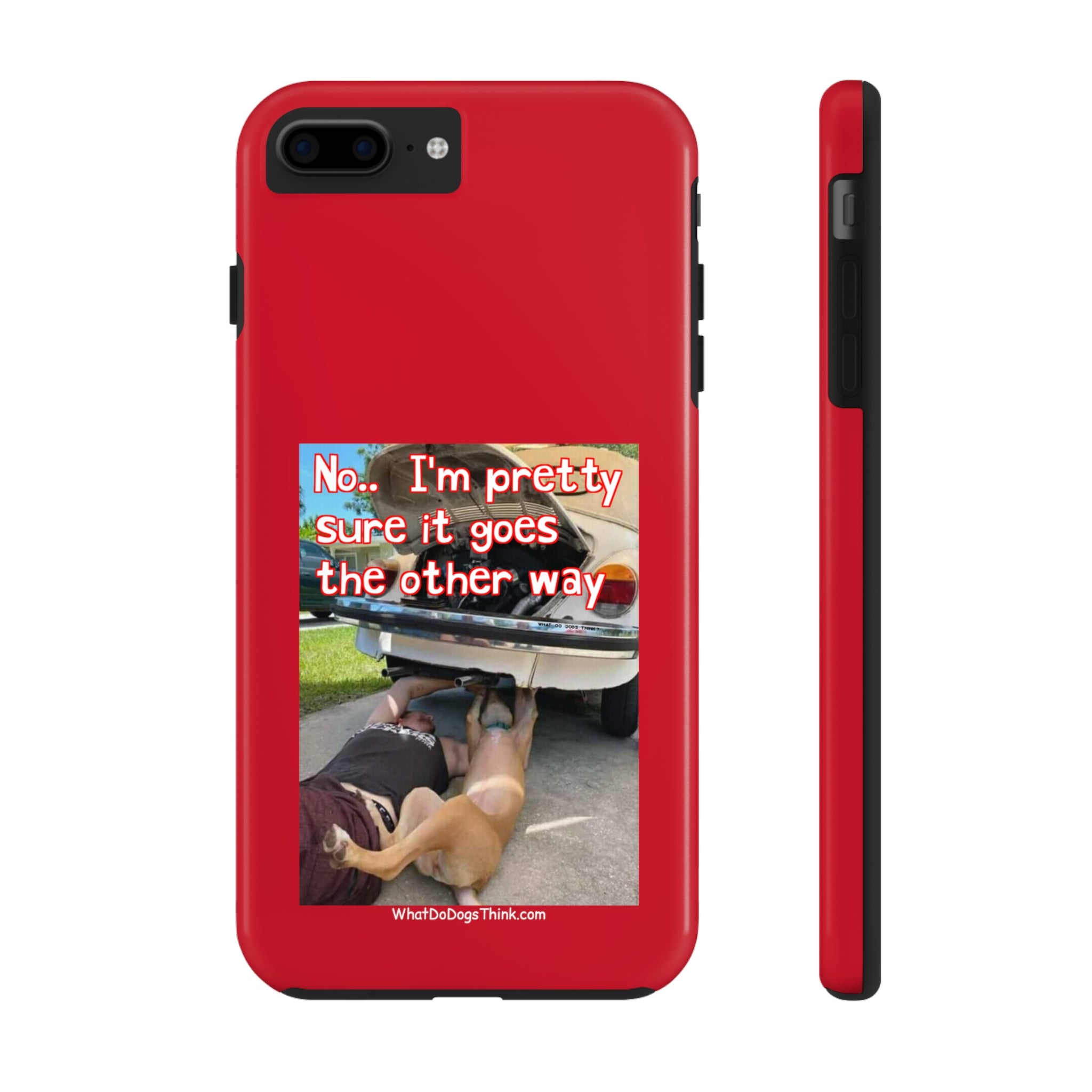 Other Way Red Tough Phone Cases