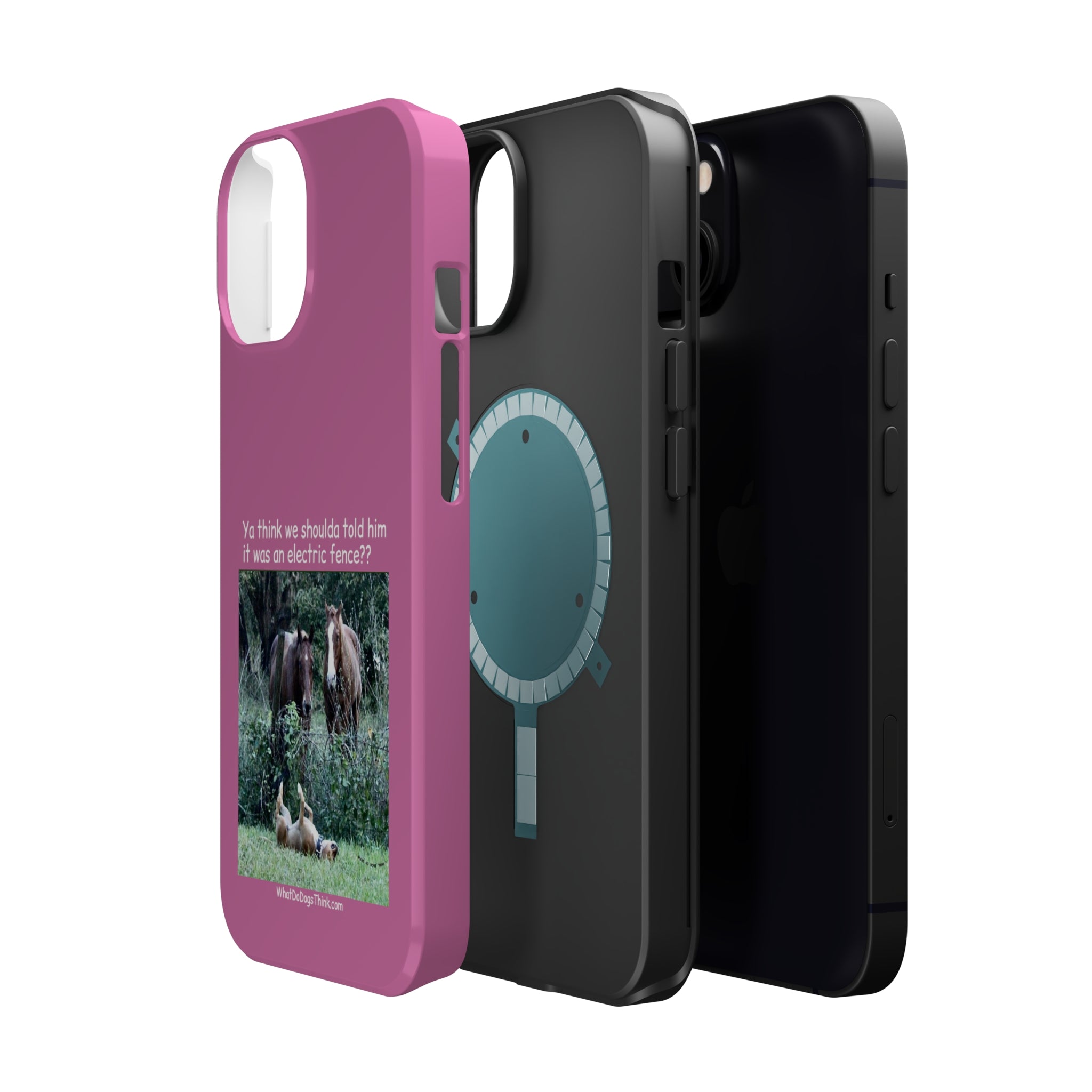 Electric Fence Pink MagSafe Tough Cases