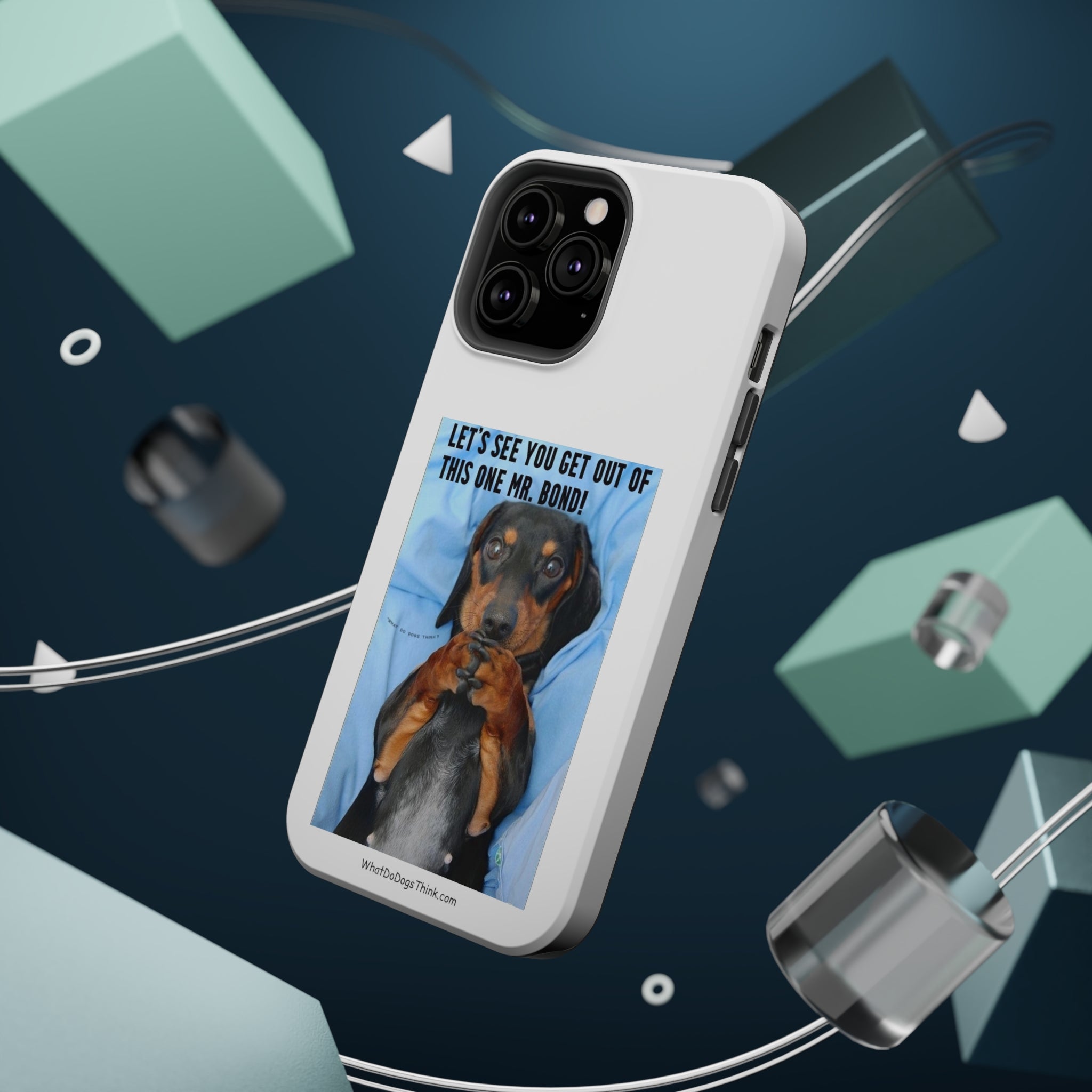 Mr. Bond White MagSafe Tough Cases