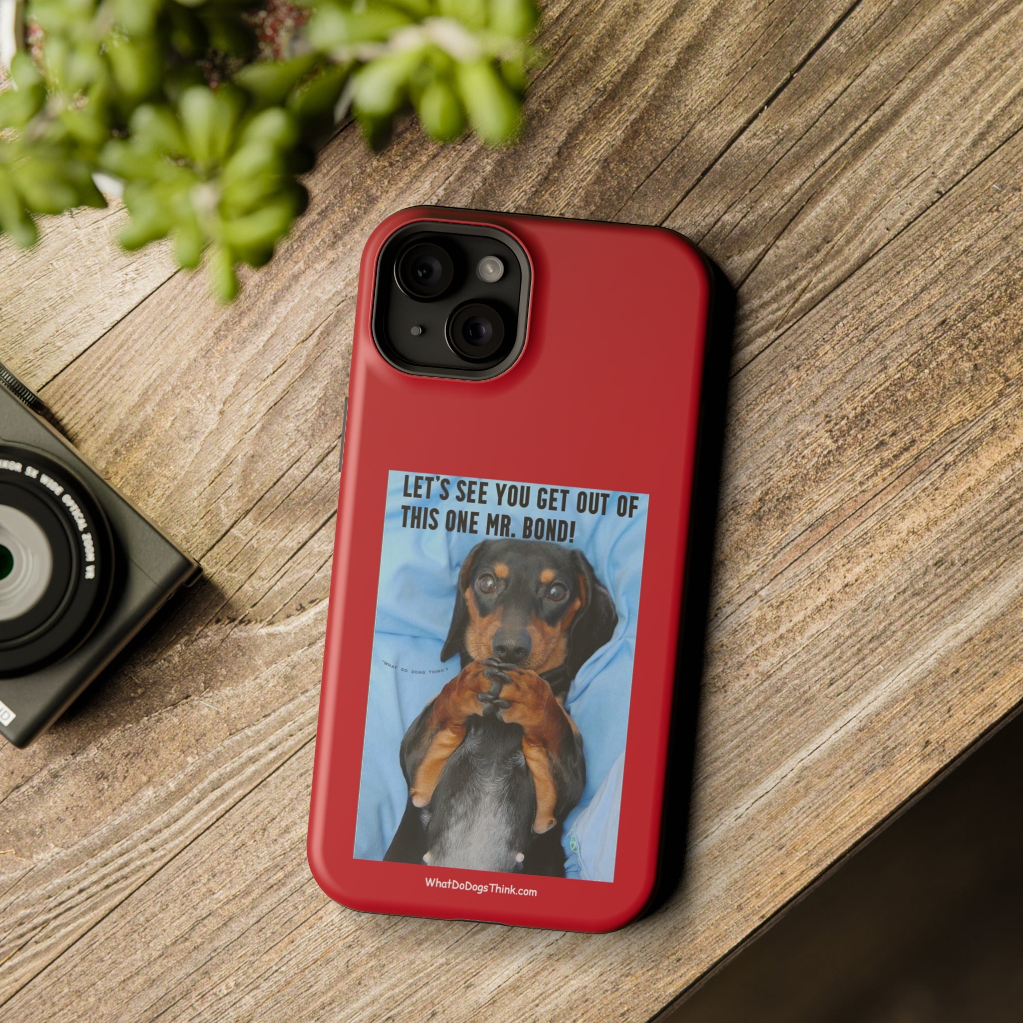 Mr. Bond Red MagSafe Tough Cases