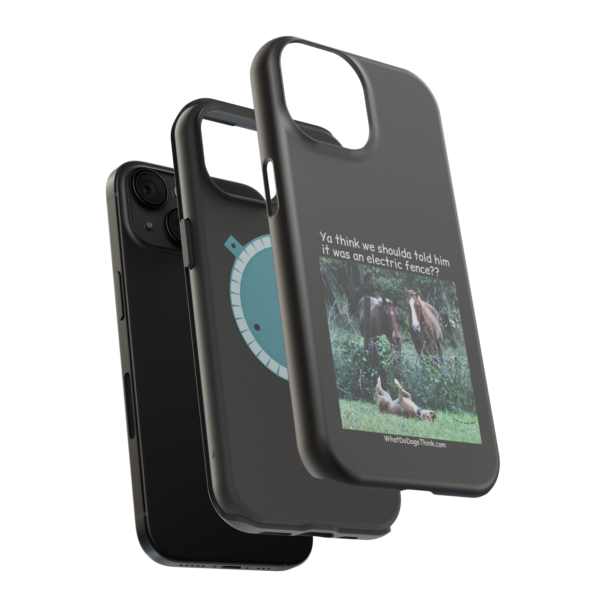 Electric Fence Black MagSafe Tough Cases