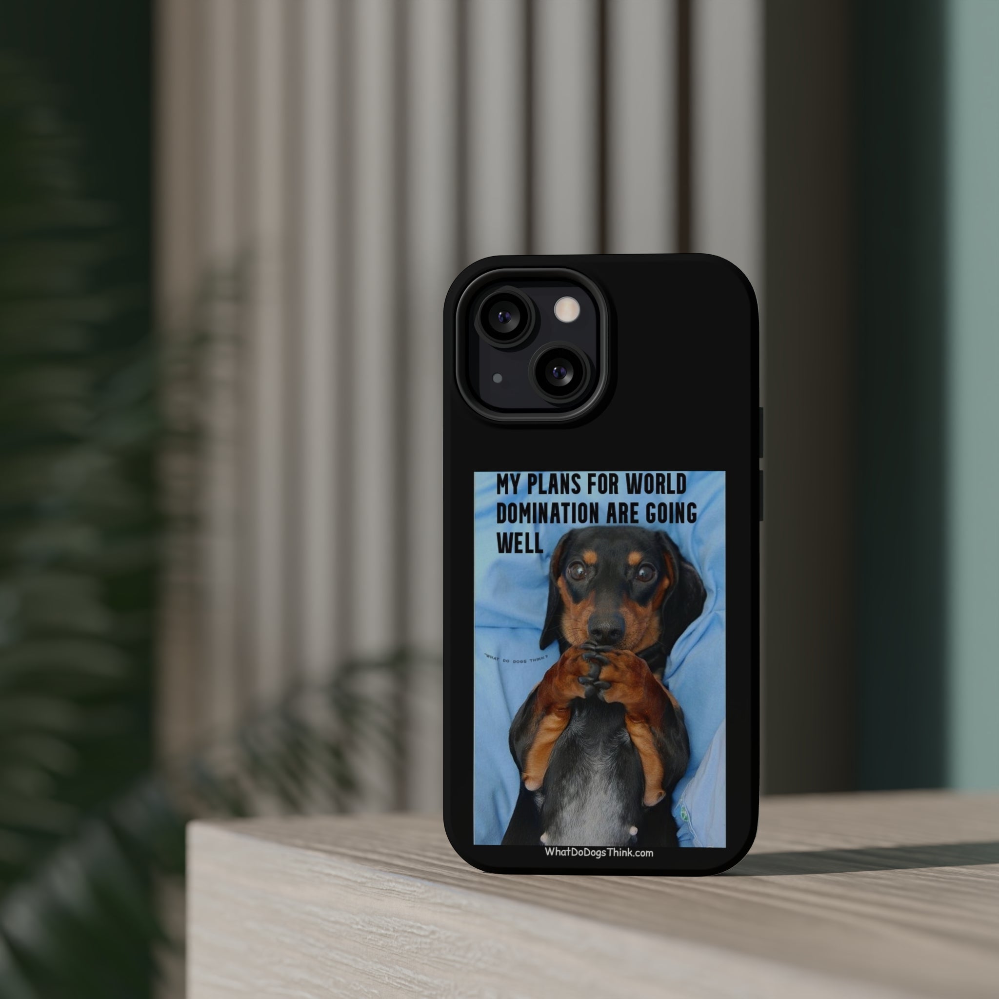 World Domination Black MagSafe Tough Cases