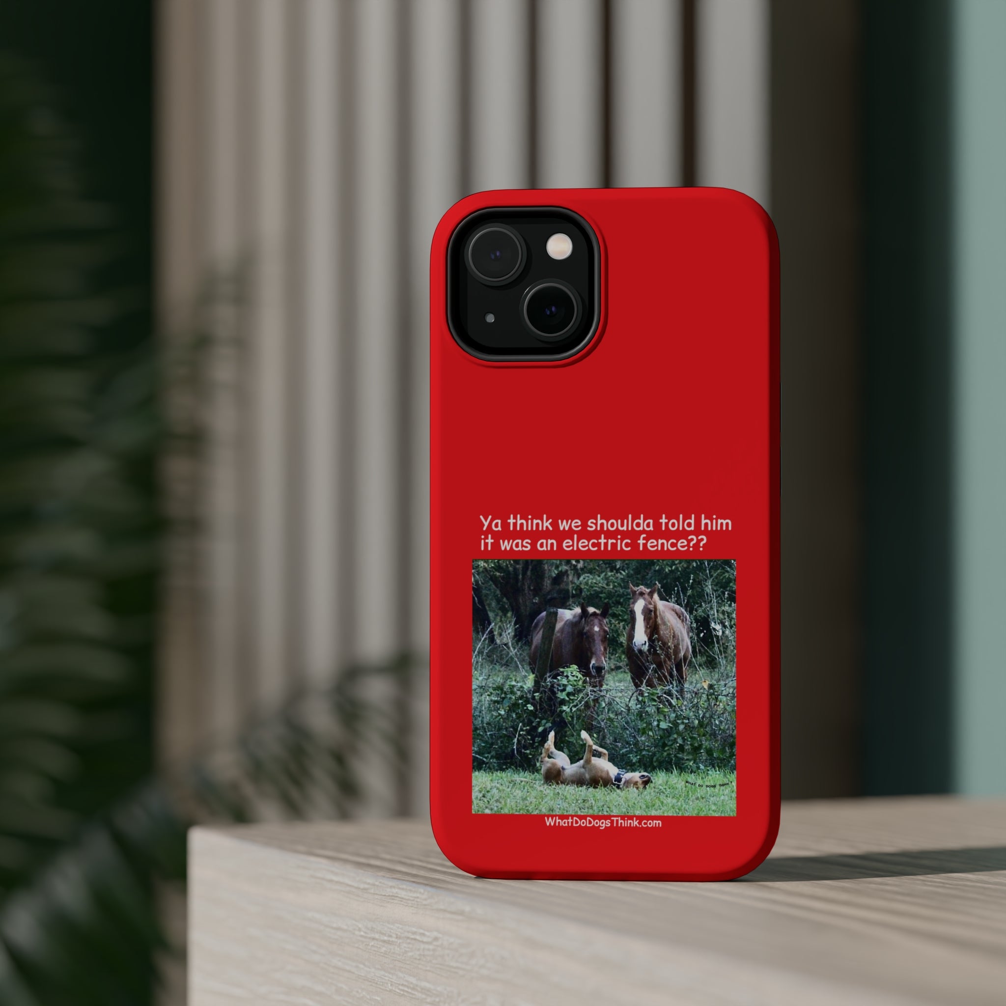 Electric Fence Red MagSafe Tough Cases