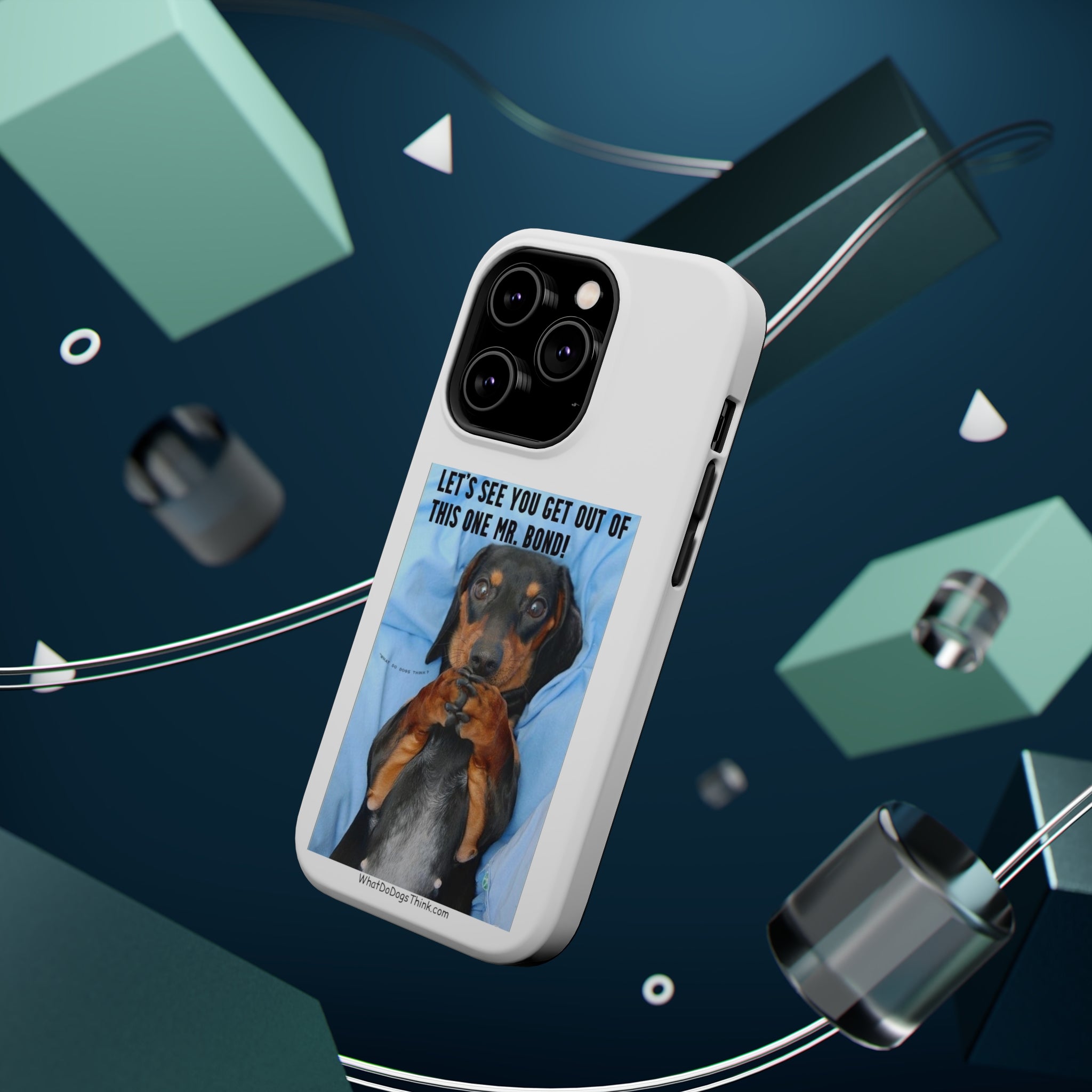 Mr. Bond White MagSafe Tough Cases