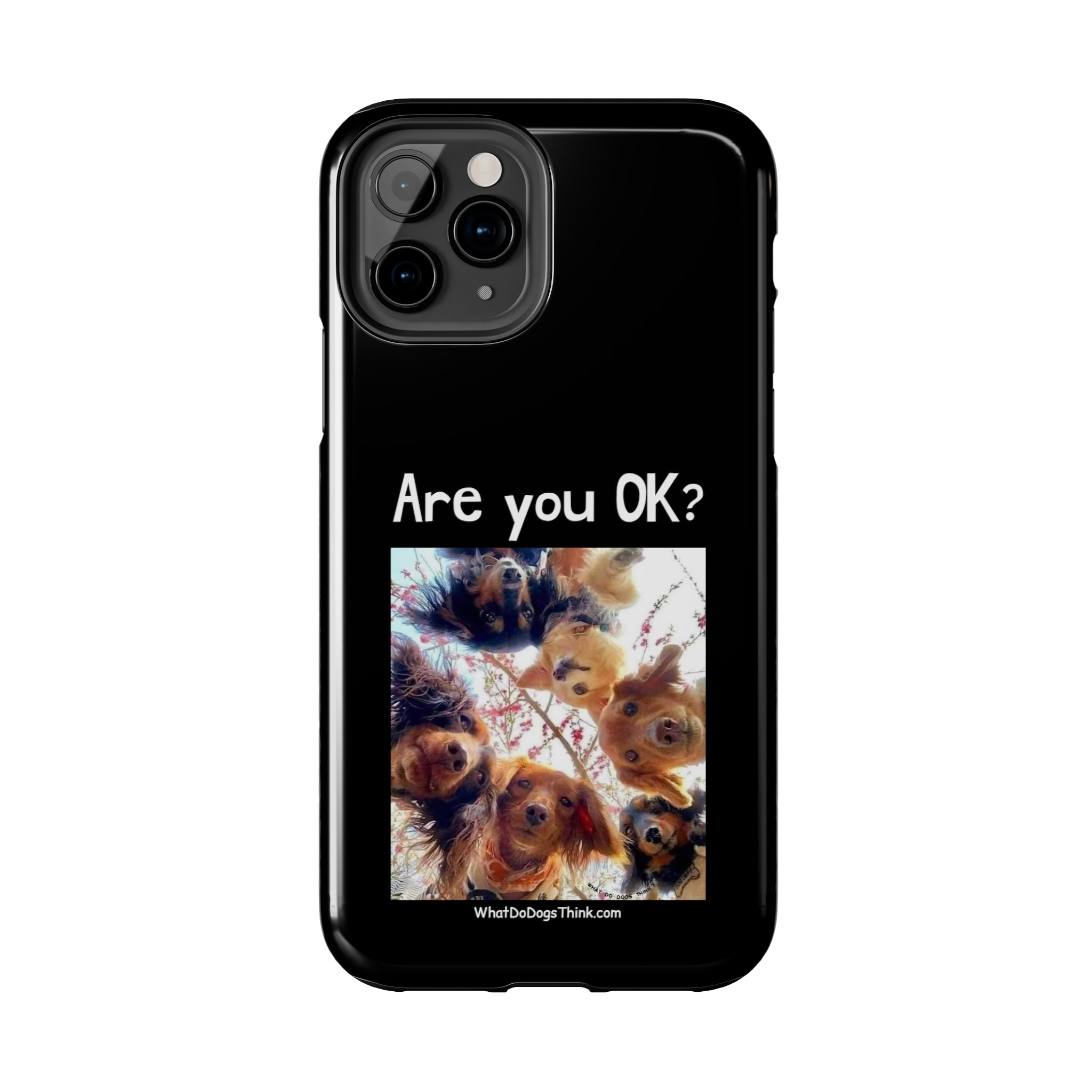 Are you OK? Black Tough Phone Cases