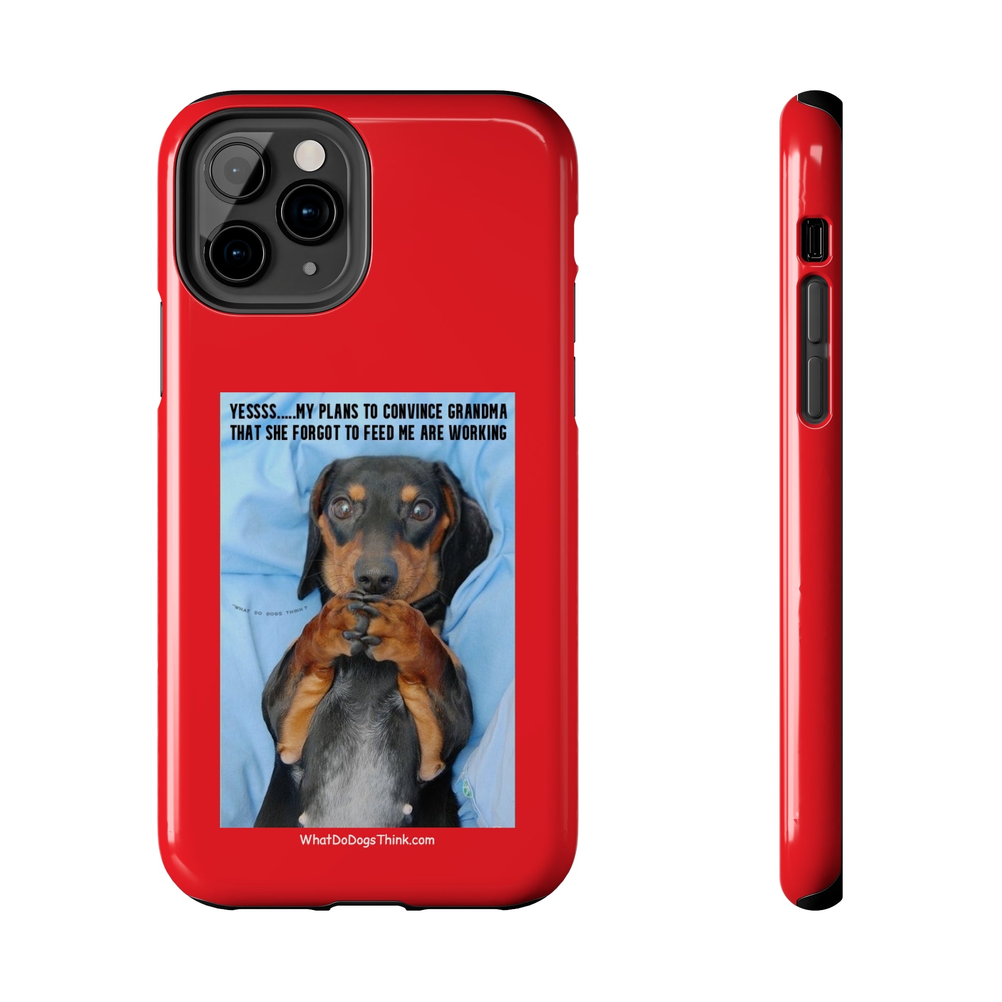 Grandma Red Tough Phone Cases