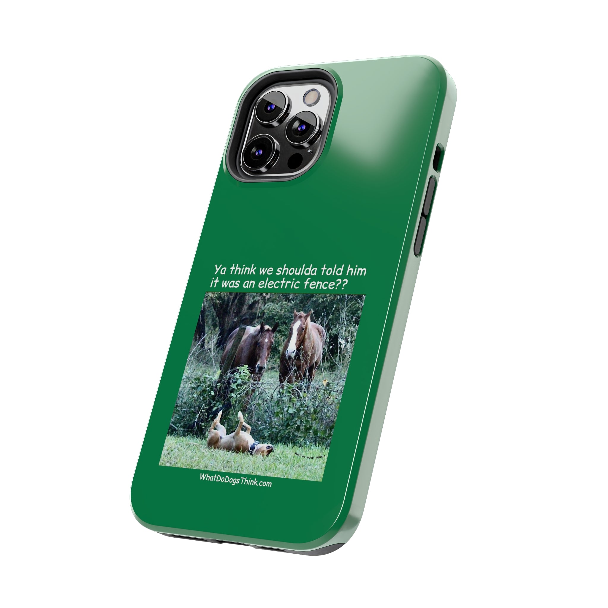 Electric Fence Green Tough Phone Cases