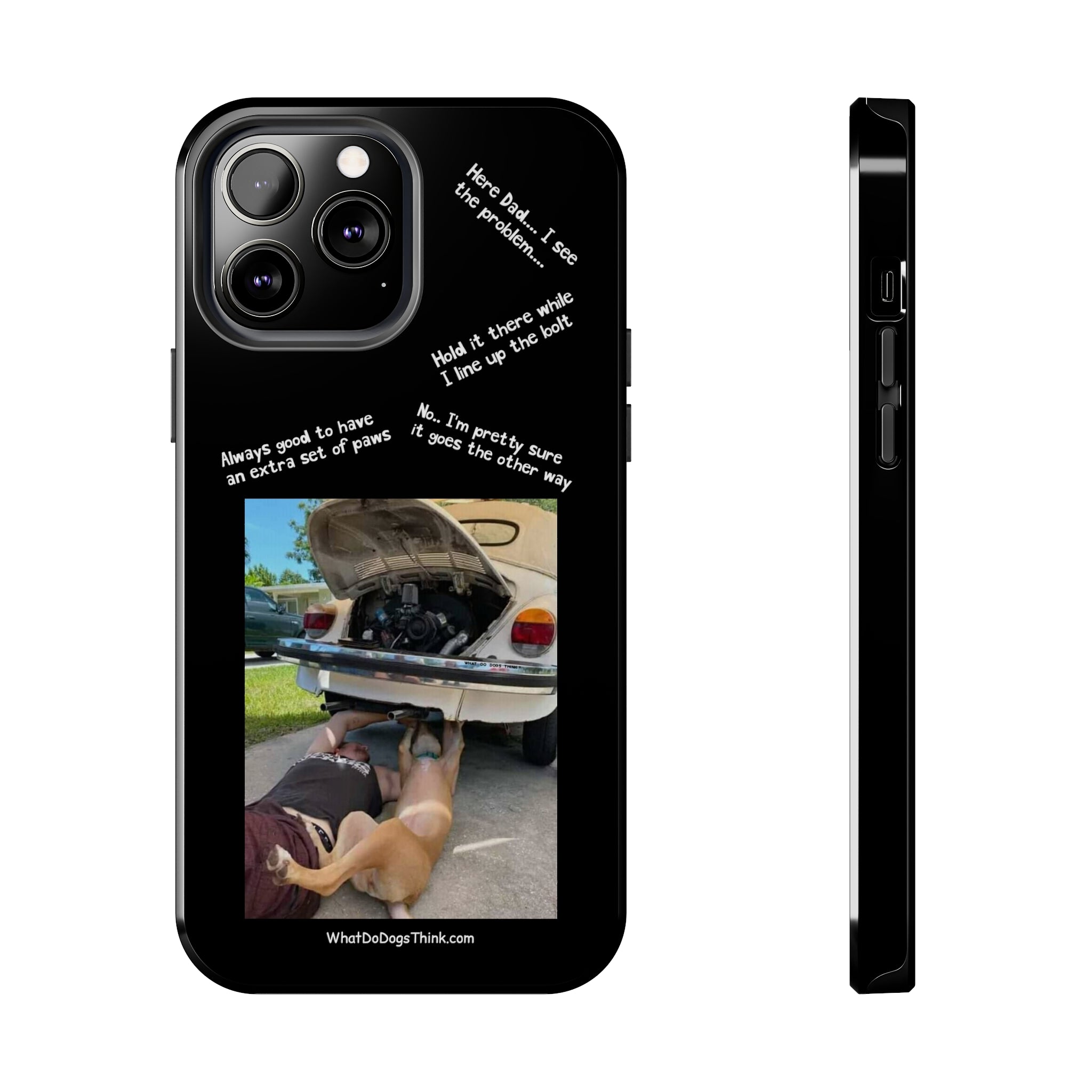 Bug Helper Compilation Black Tough Phone Cases