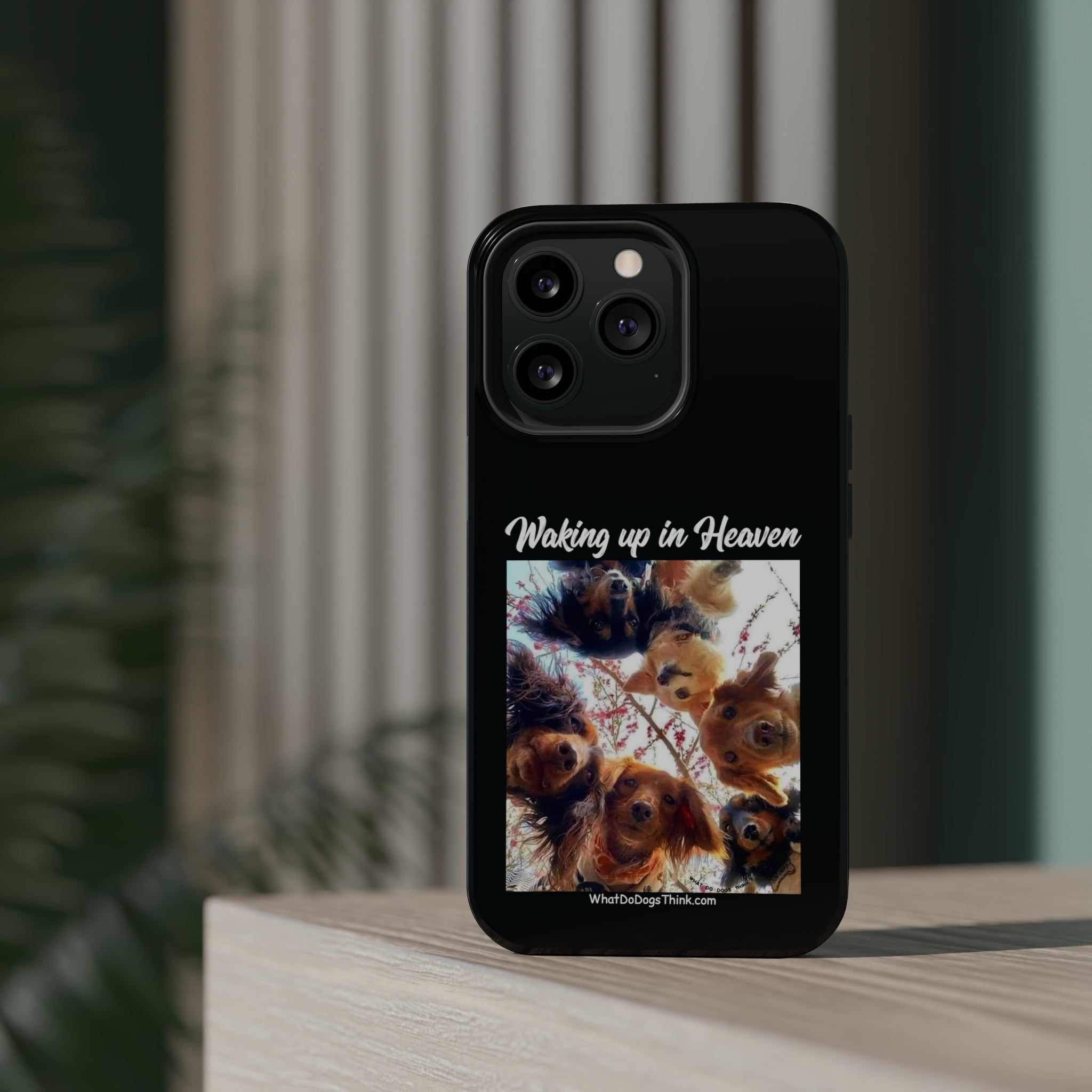 Waking Up In Heaven Black MagSafe Tough Cases