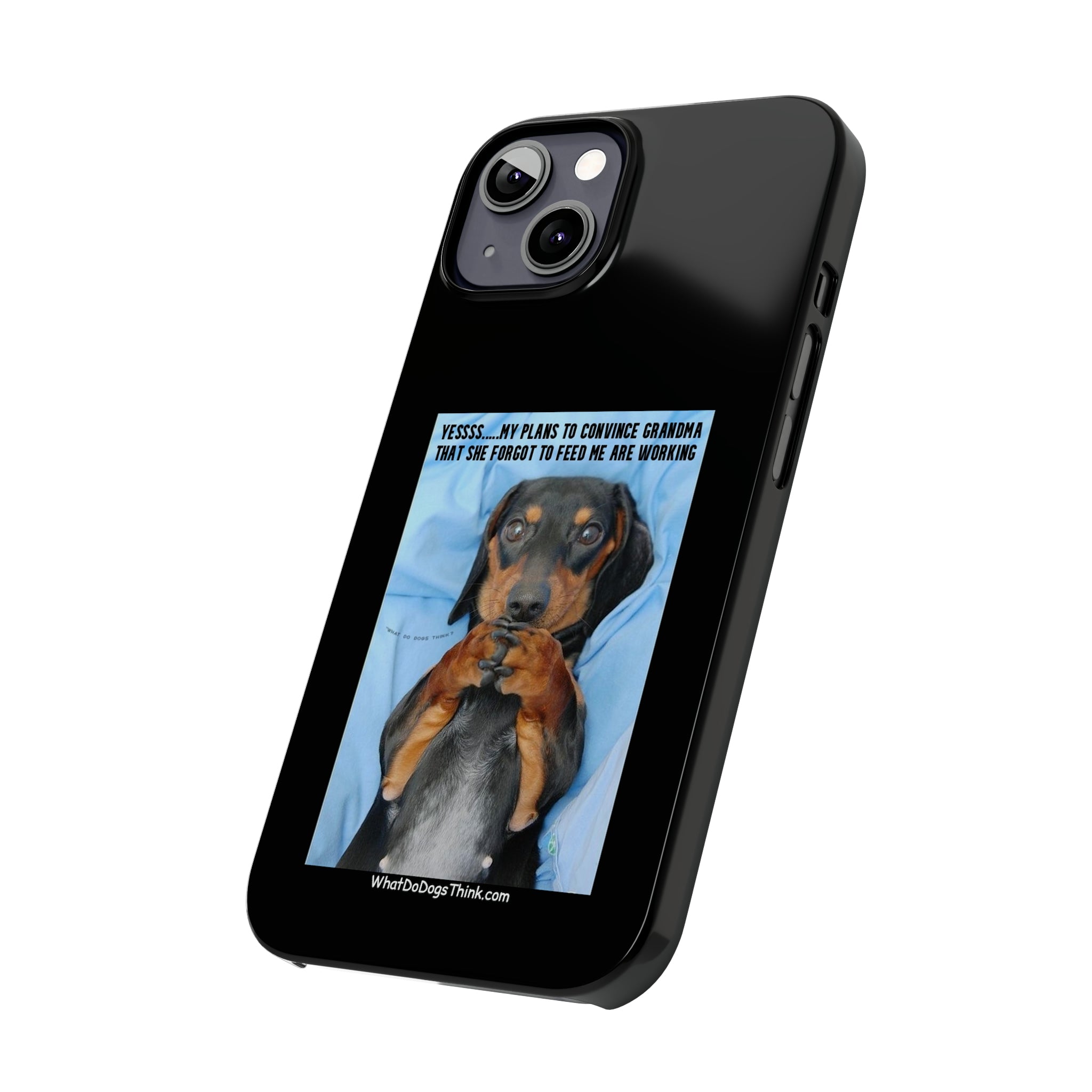 Grandma Black Slim Phone Cases
