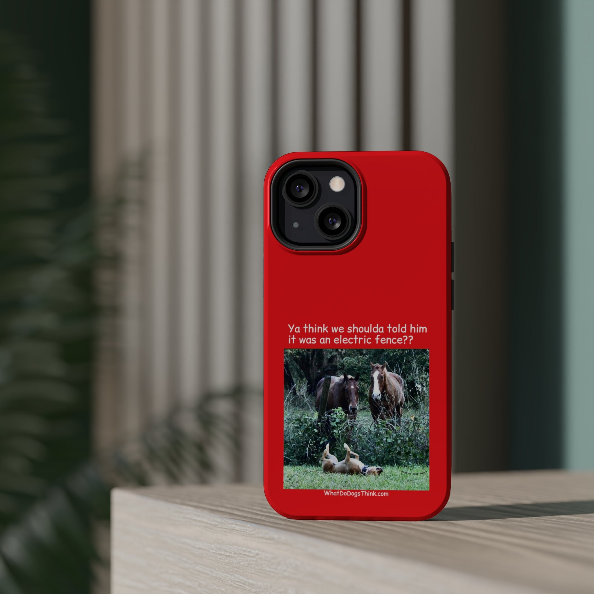 Electric Fence Red MagSafe Tough Cases