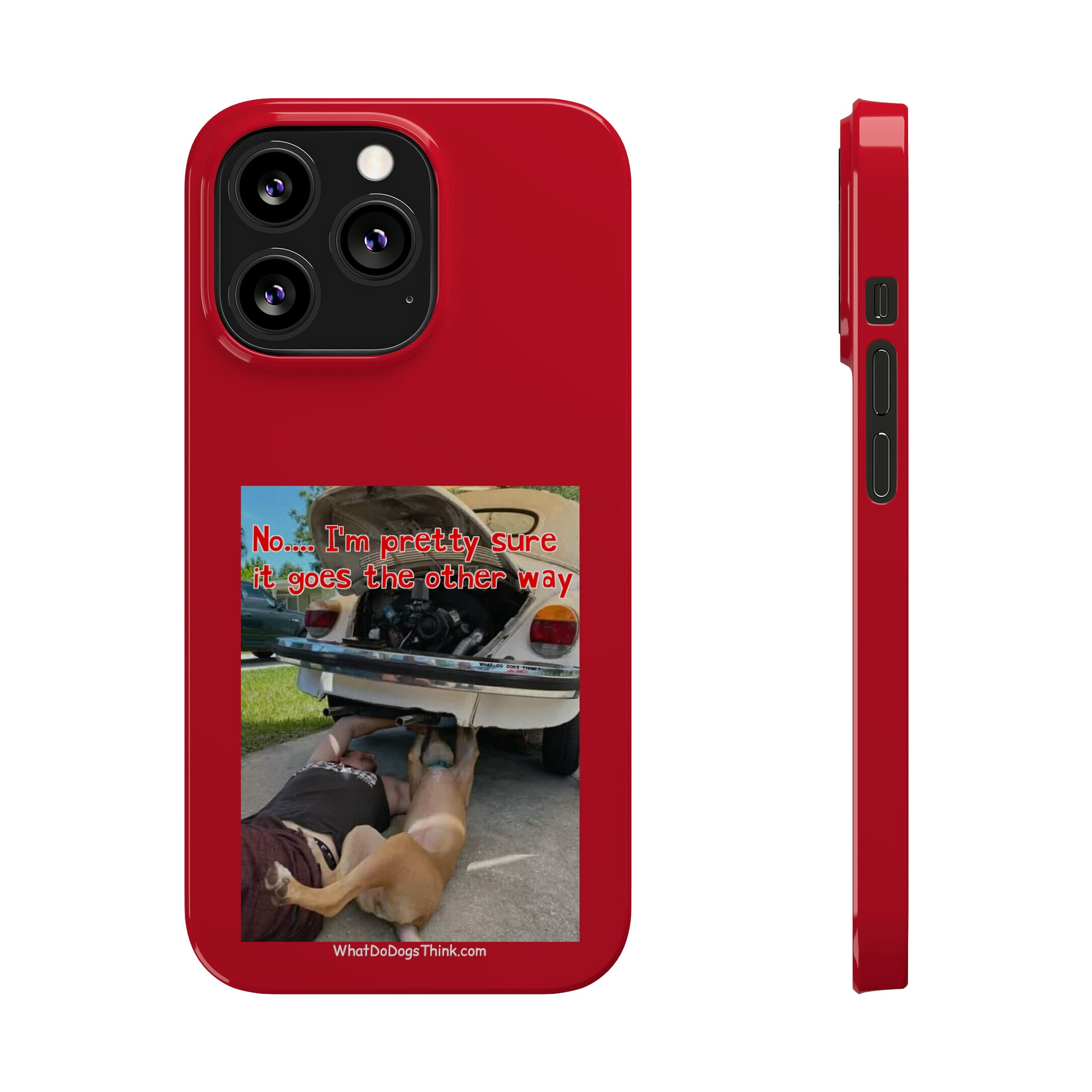 Other Way Red Slim Phone Cases