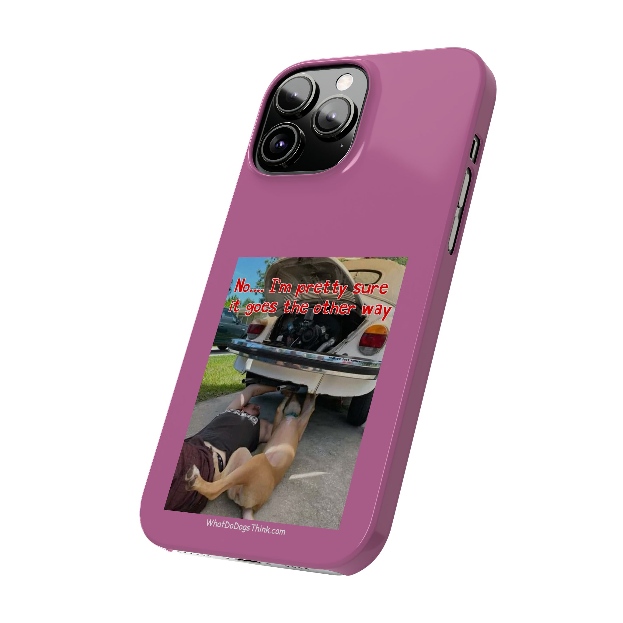 Other Way Pink Slim Phone Cases