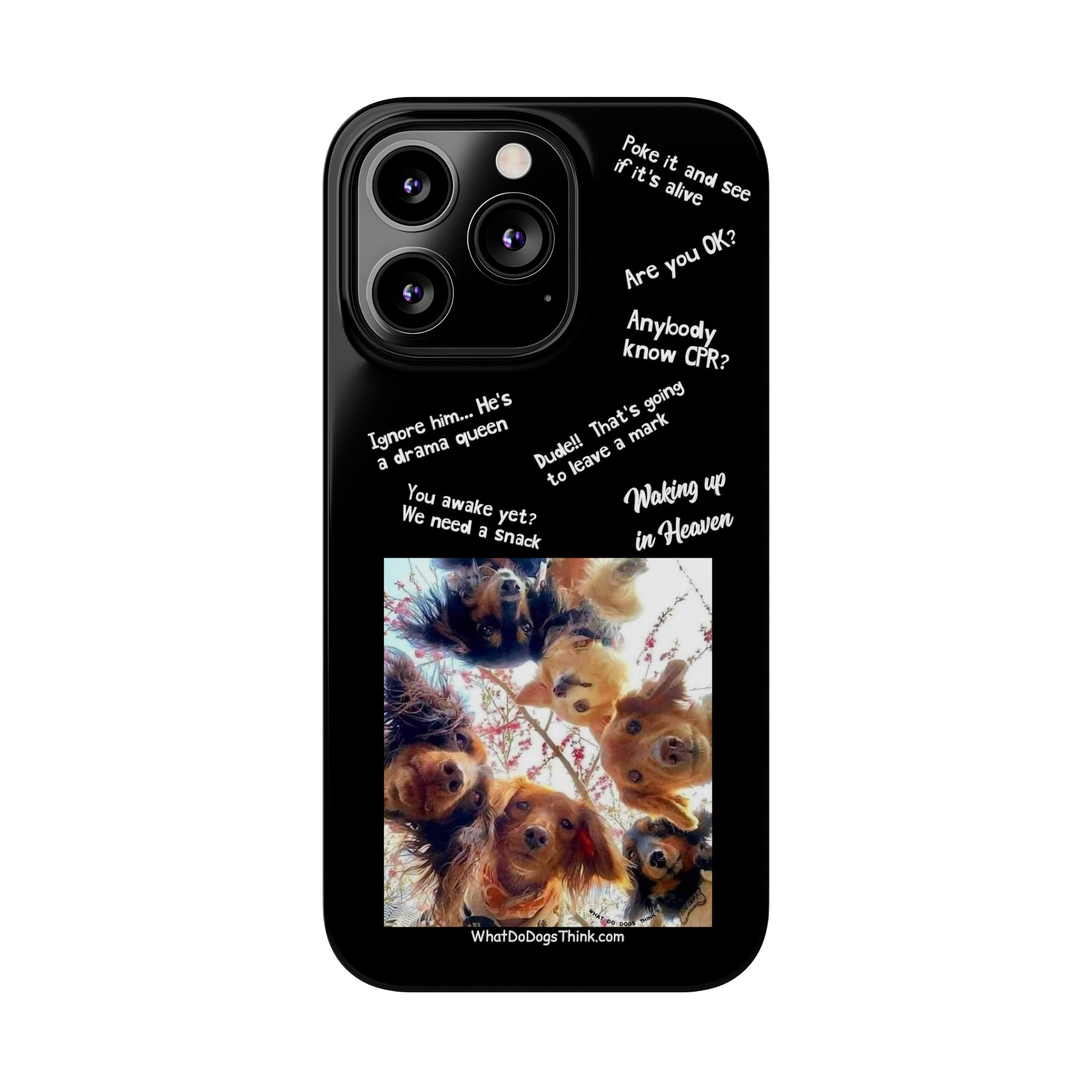 Are You OK? Compilation Black Slim Phone Cases