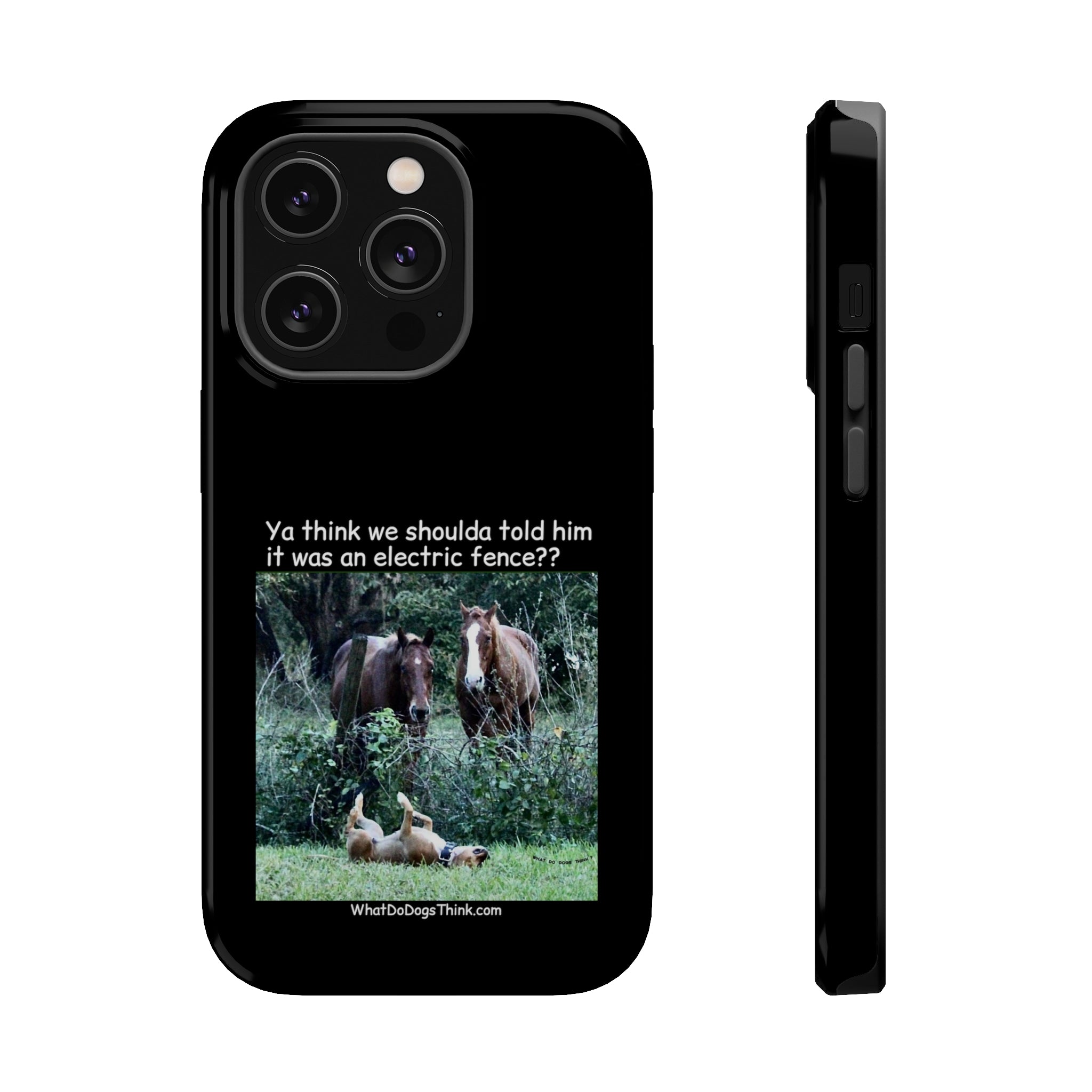 Electric Fence Black MagSafe Tough Cases