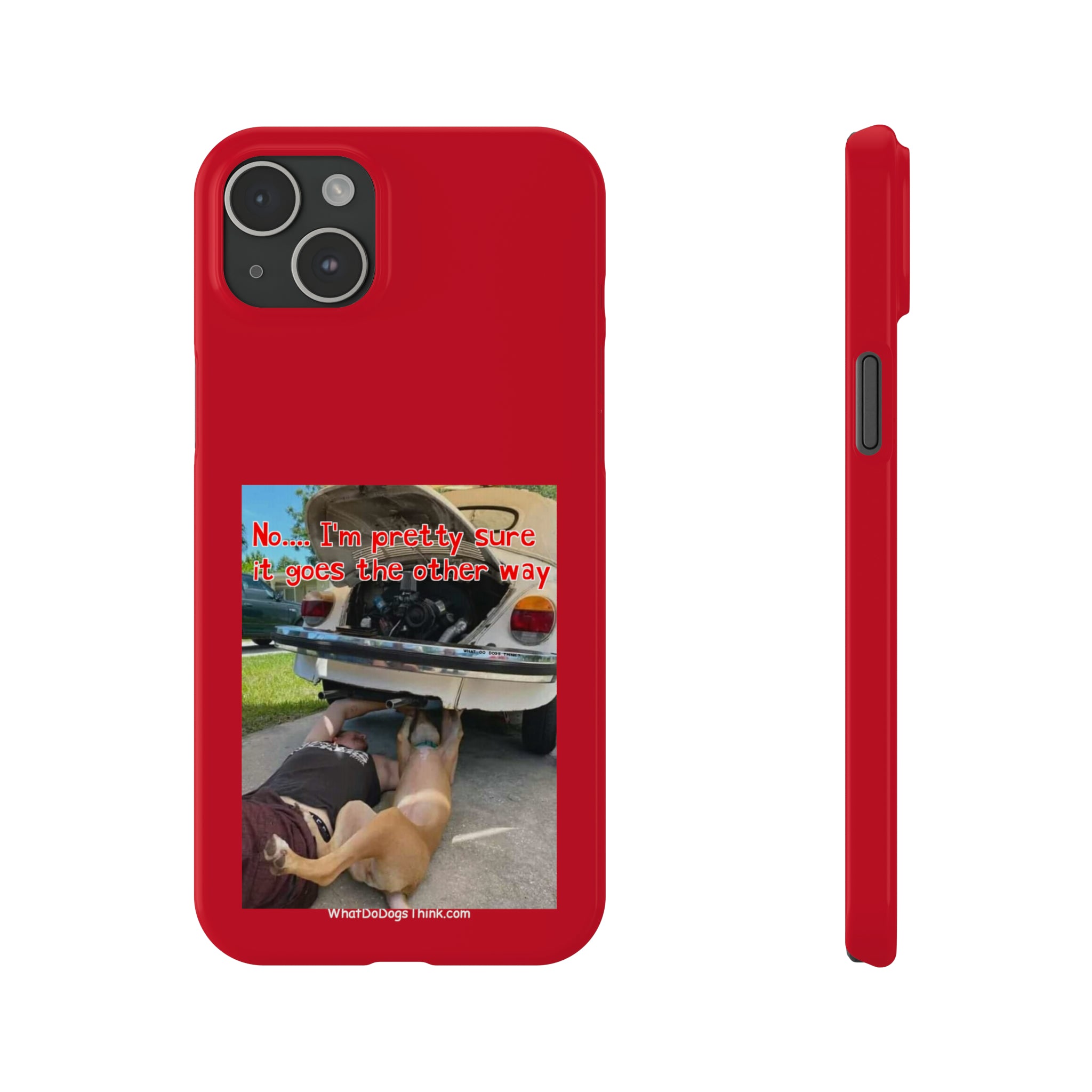 Other Way Red Slim Phone Cases