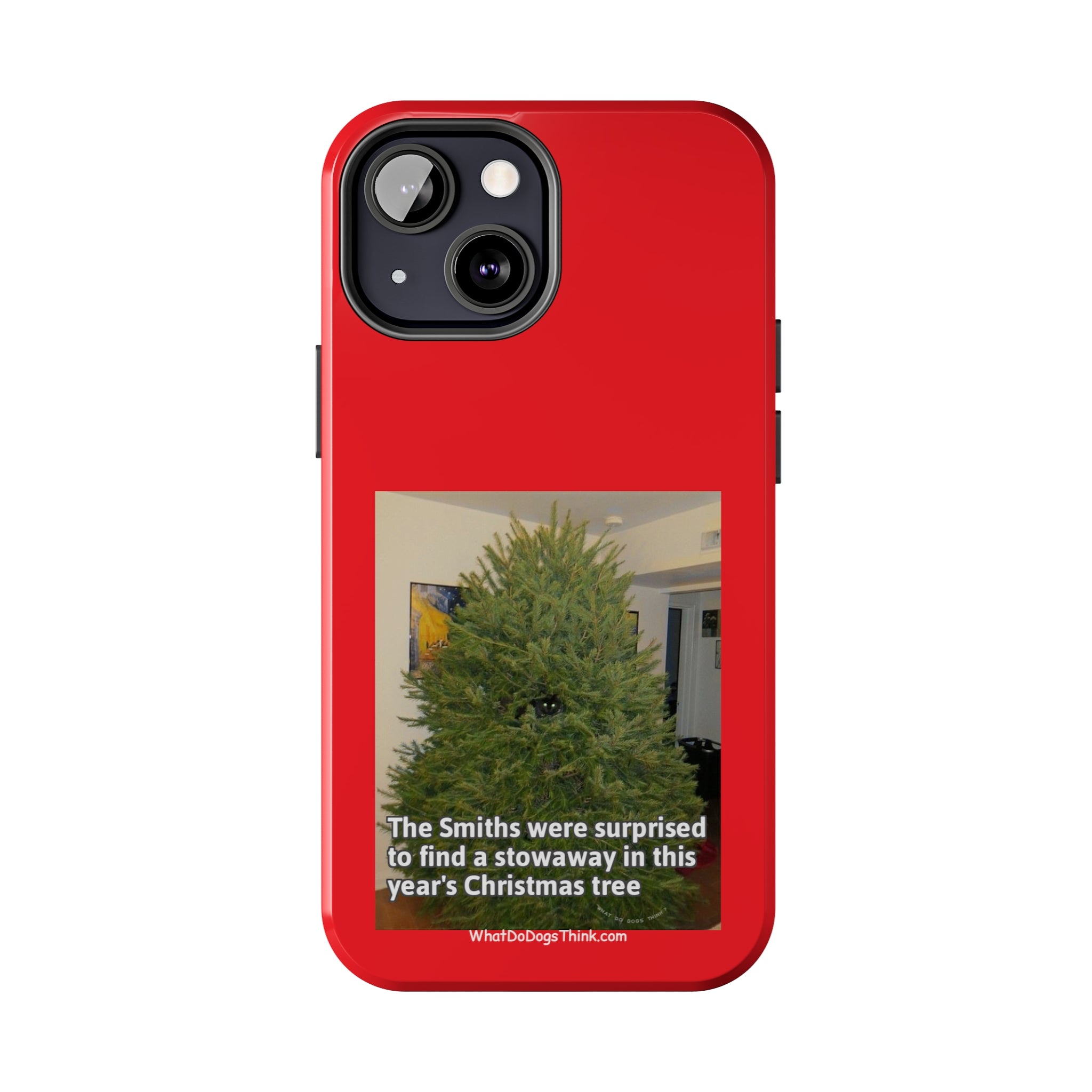 Stowaway Cat Red Tough Phone Cases
