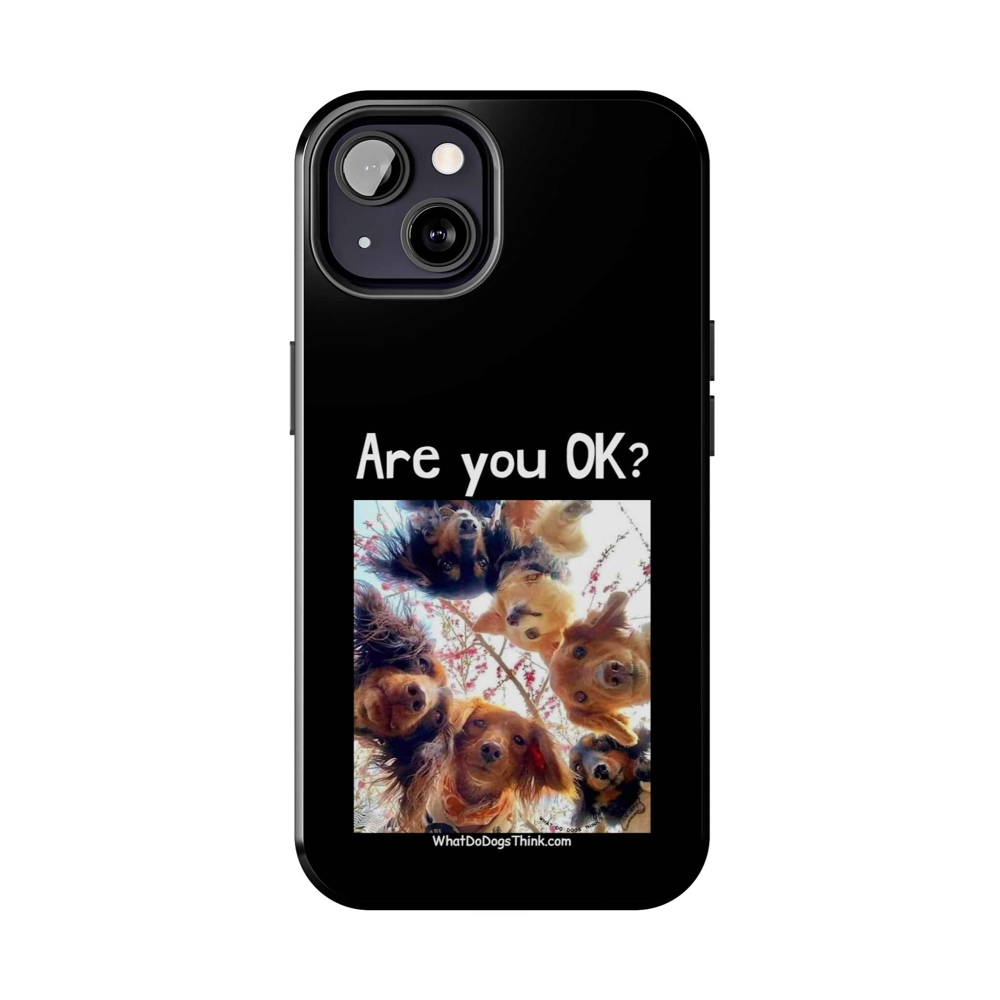 Are you OK? Black Tough Phone Cases