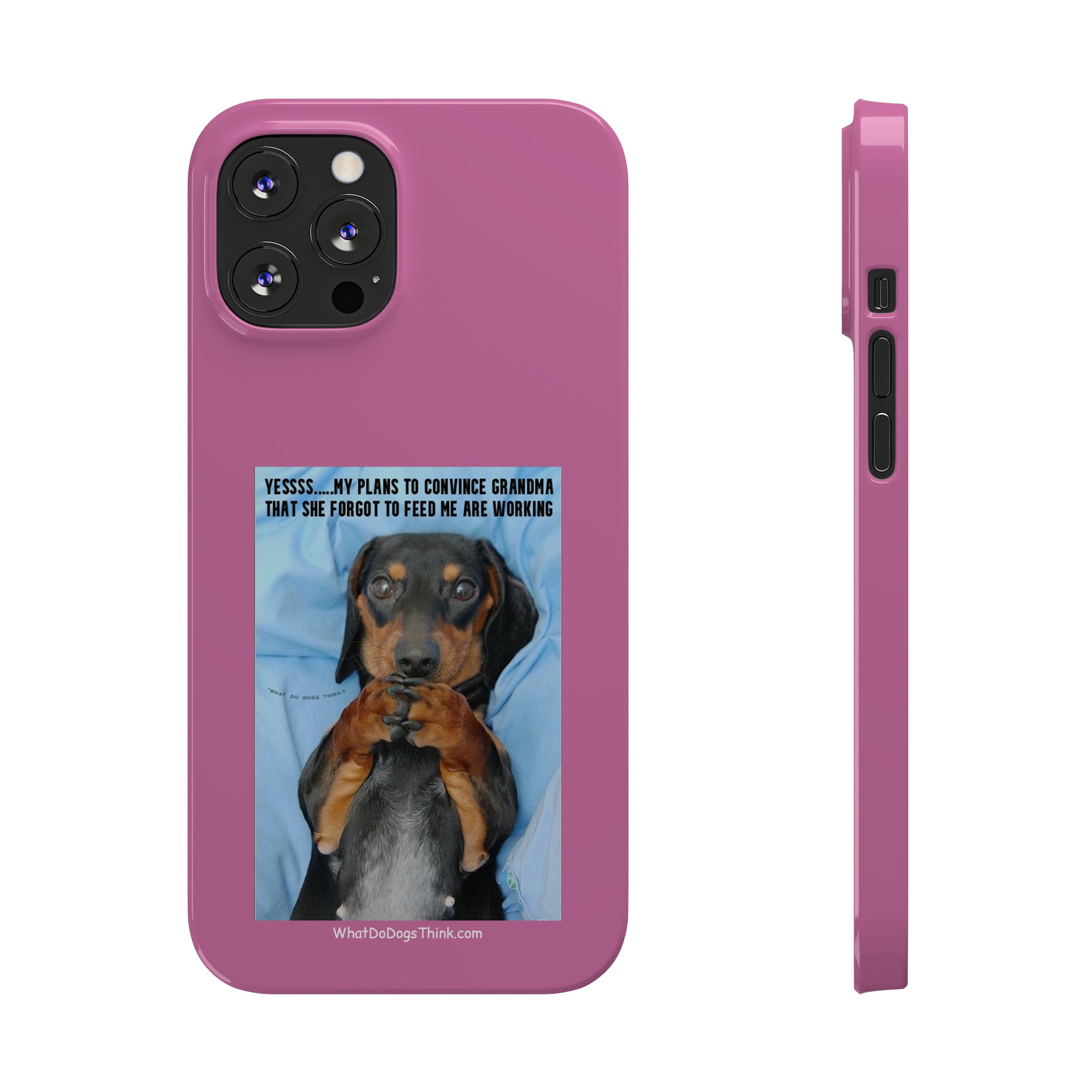 Grandma Pink Slim Phone Cases