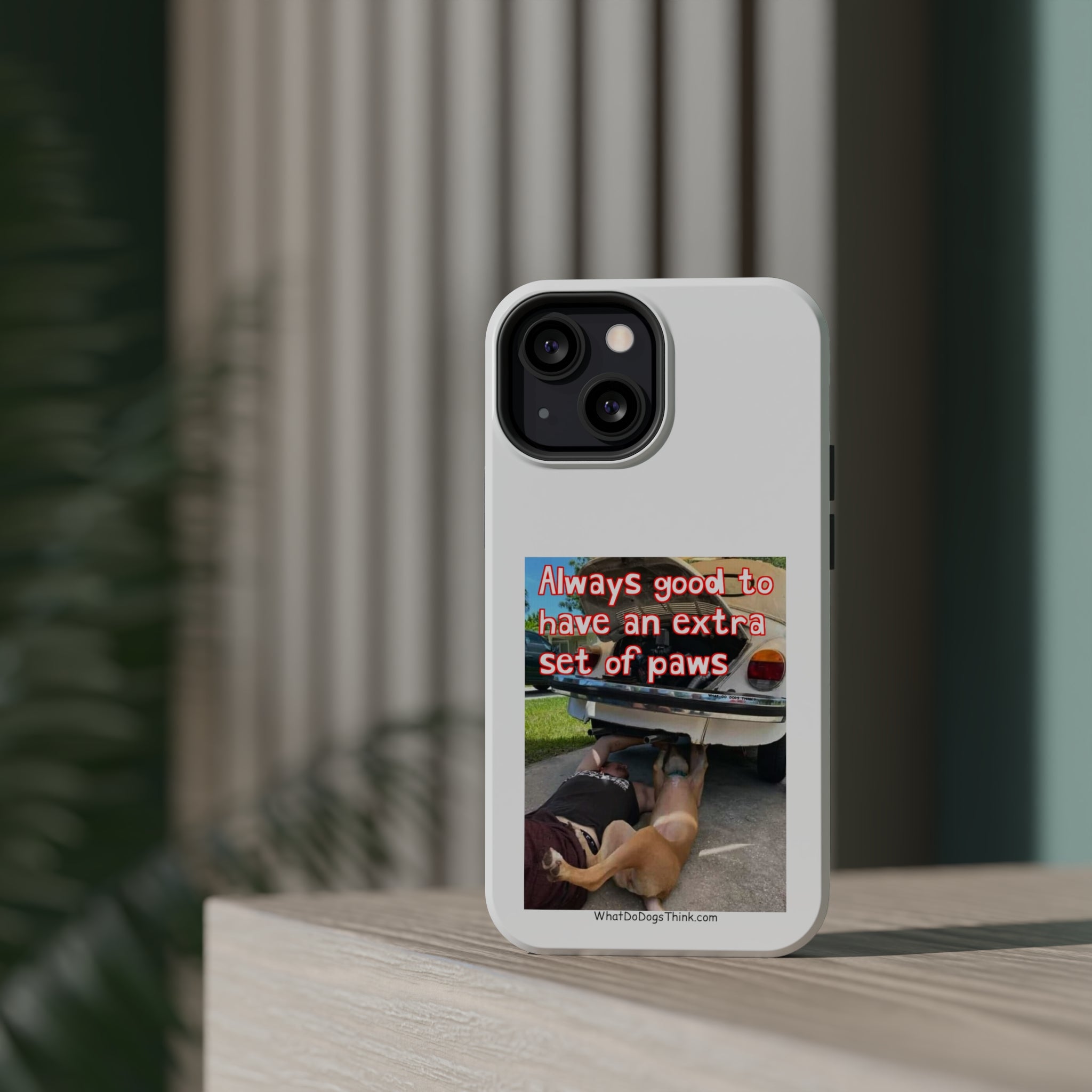 Extra Paw White MagSafe Tough Cases