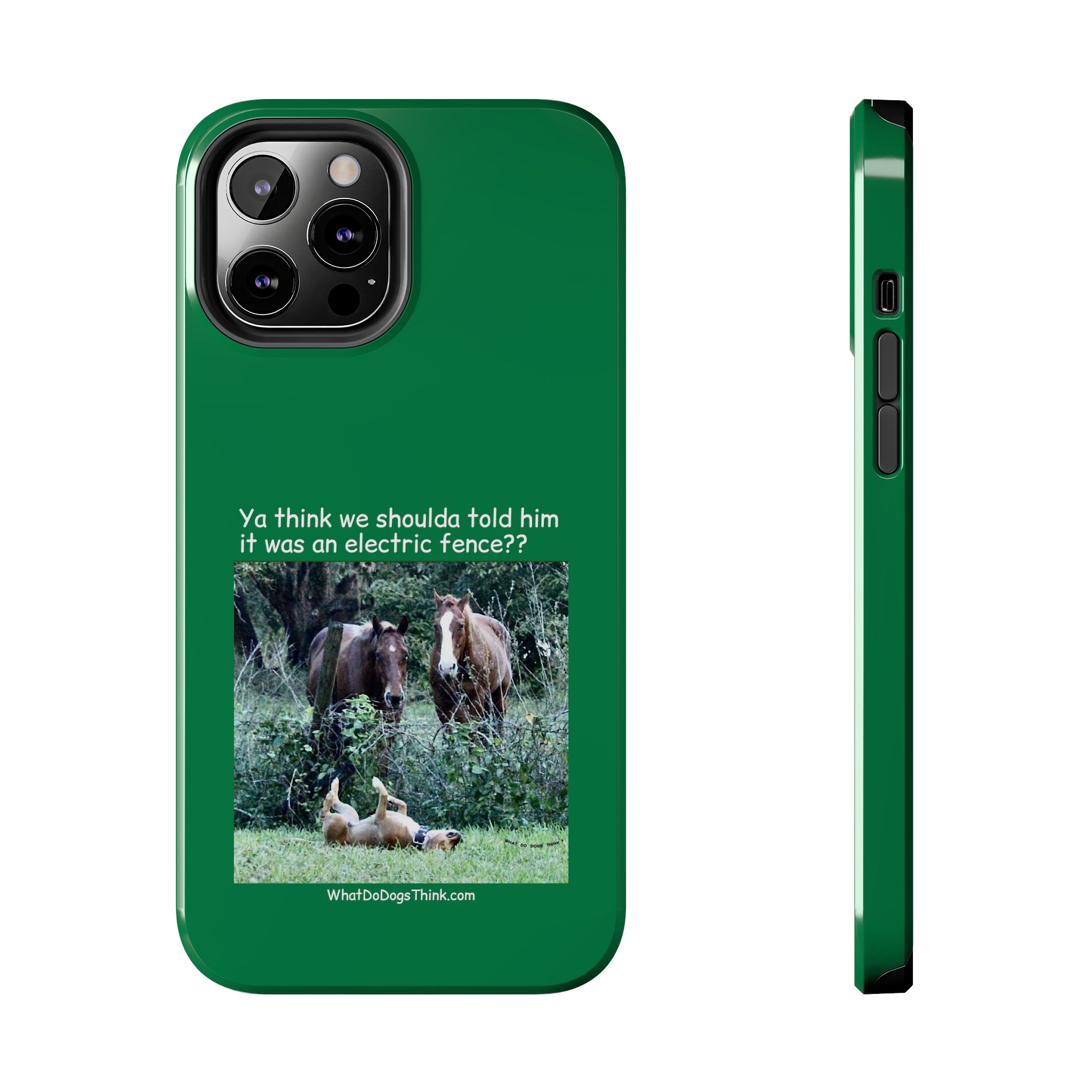 Electric Fence Green Tough Phone Cases