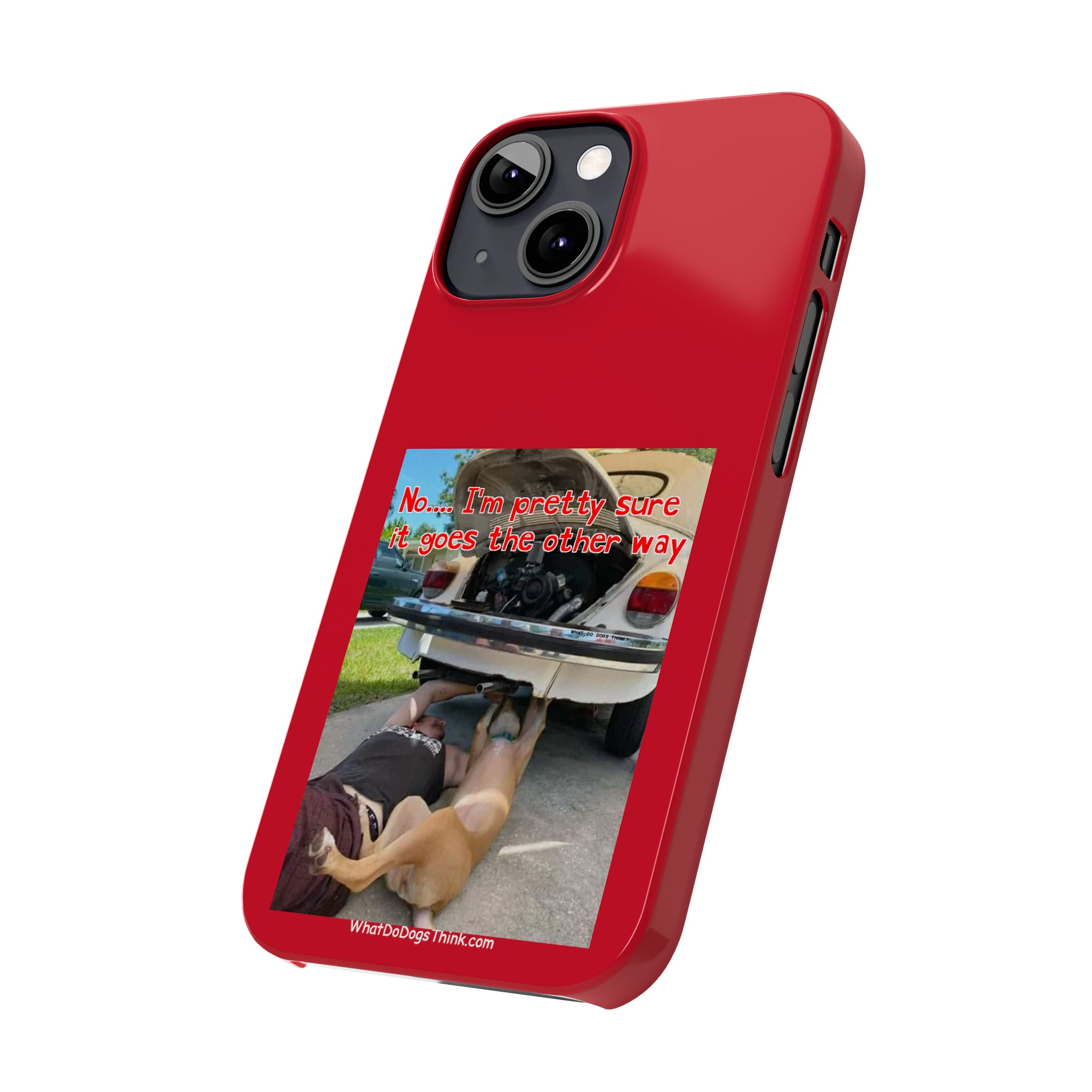 Other Way Red Slim Phone Cases