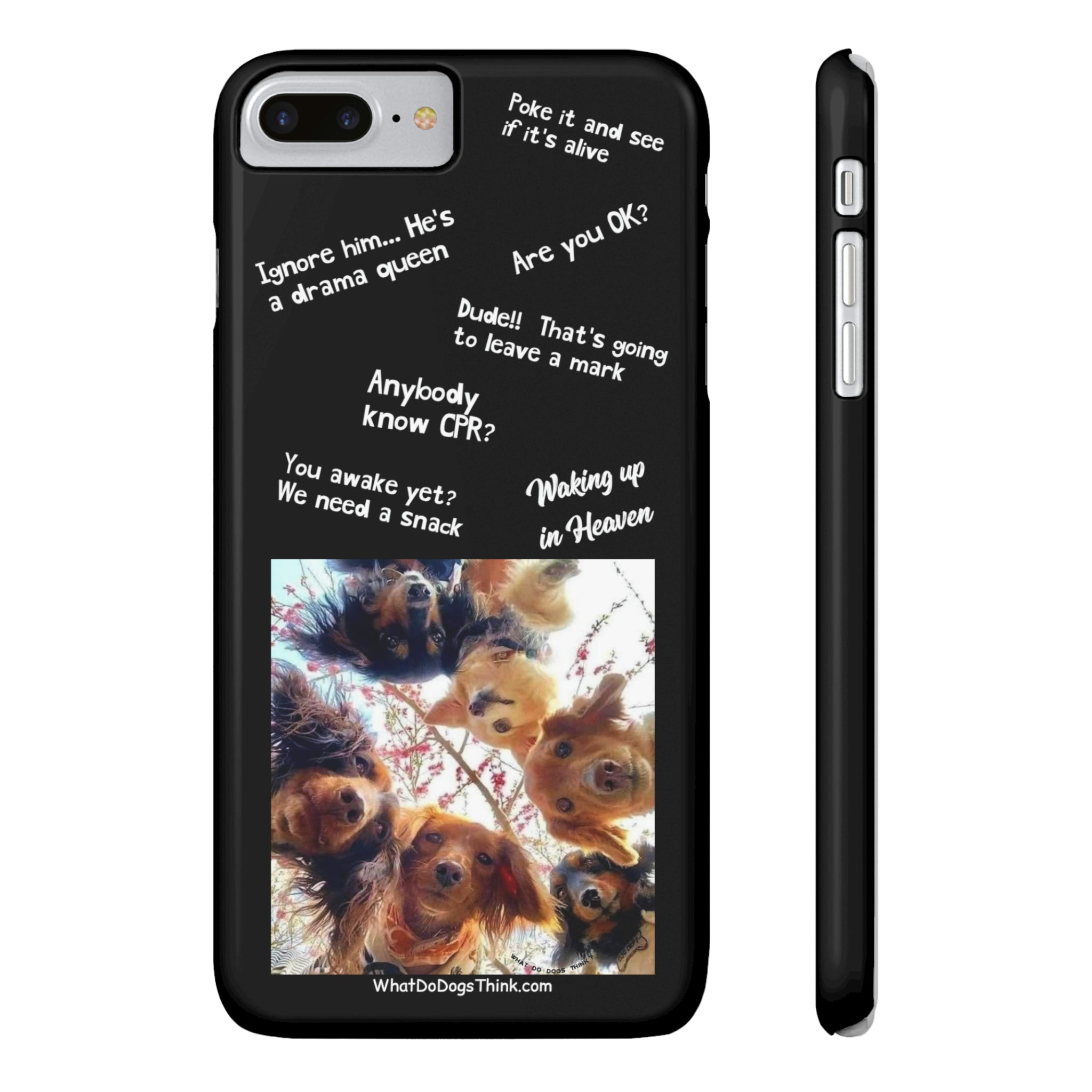 Are You OK? Compilation Black Slim Phone Cases