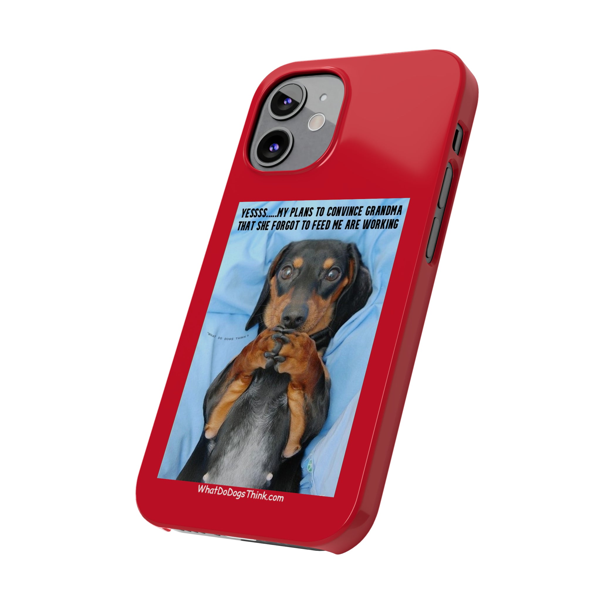 Grandma Red Slim Phone Cases