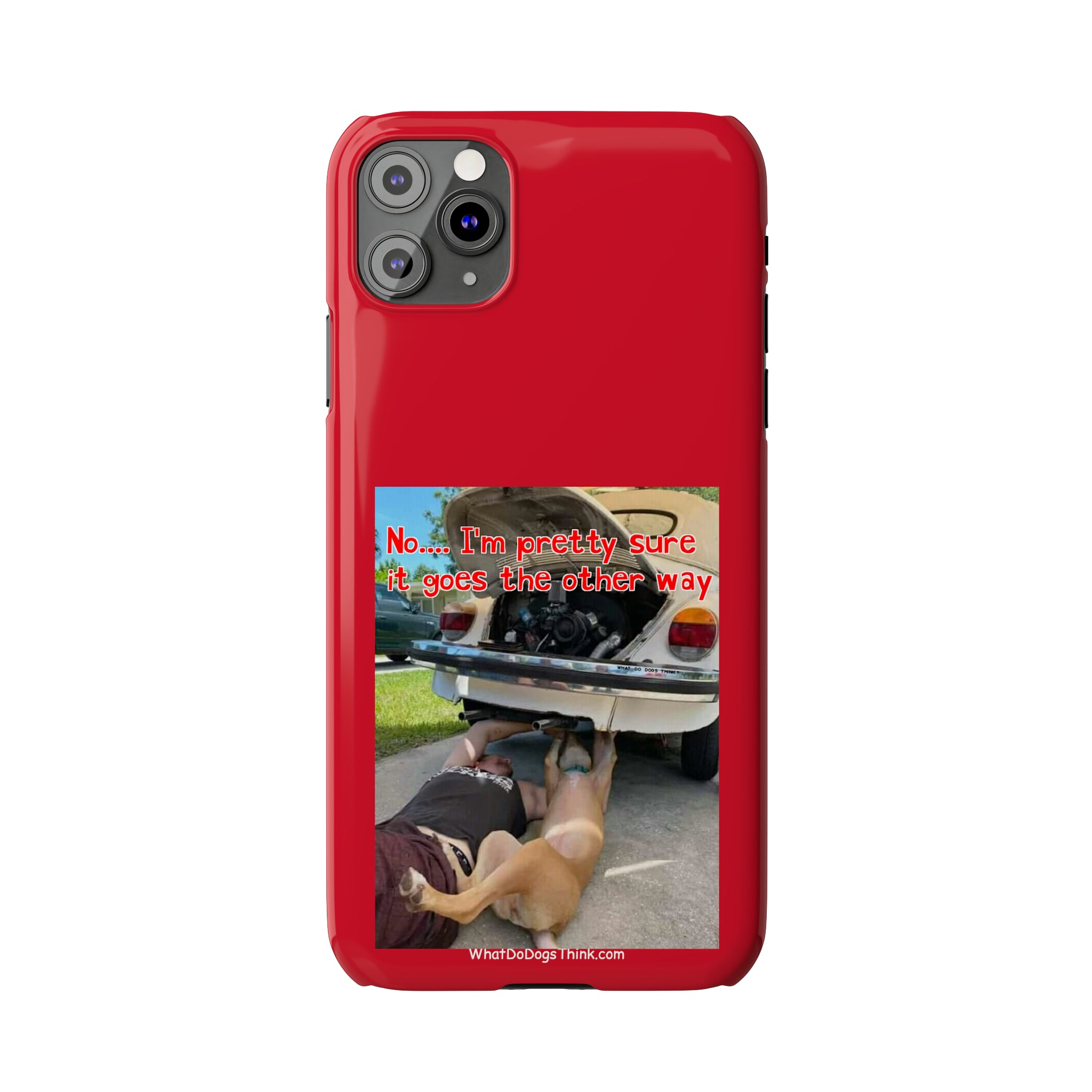 Other Way Red Slim Phone Cases