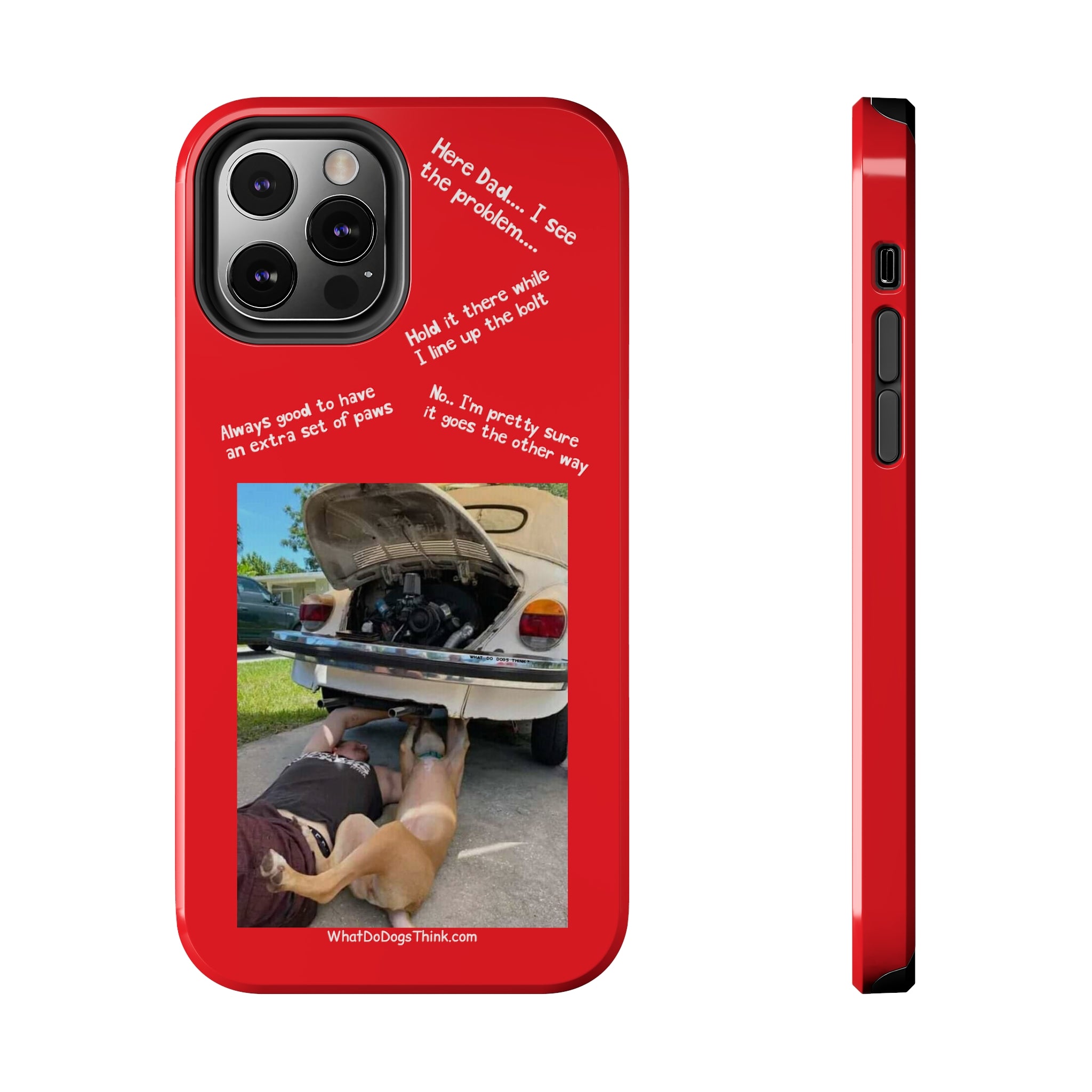 Bug Helper Compilation Red Tough Phone Cases
