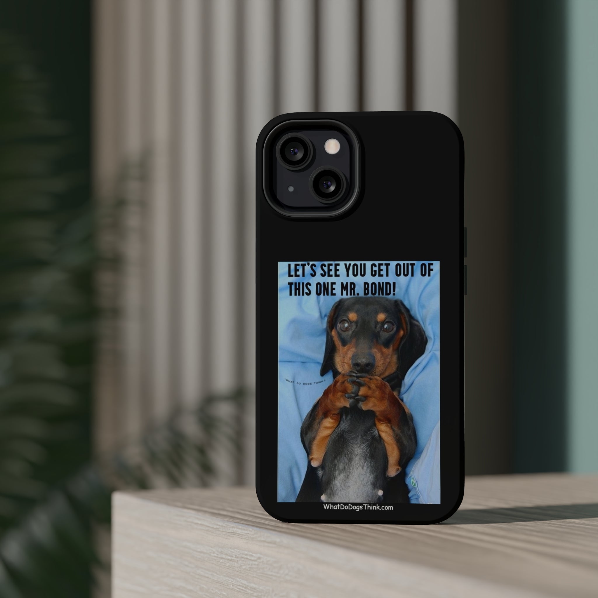 Mr. Bond Black MagSafe Tough Cases