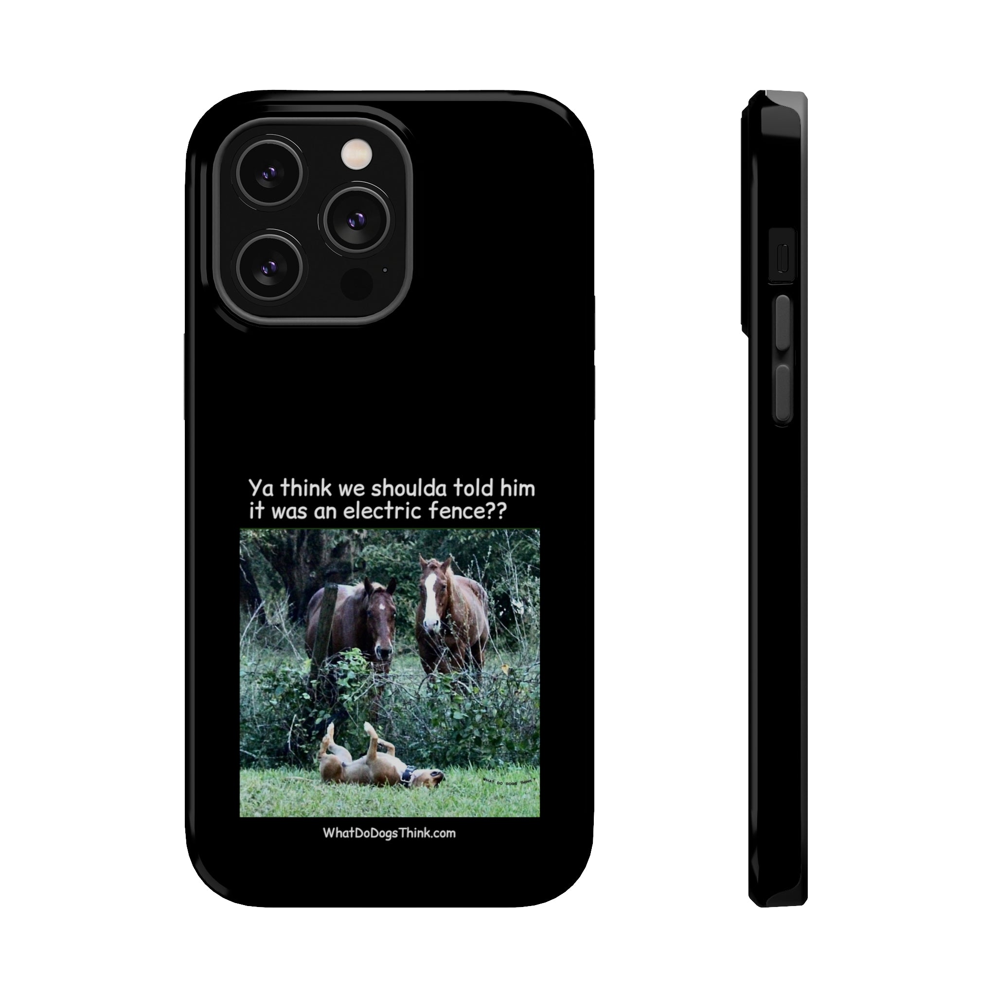 Electric Fence Black MagSafe Tough Cases