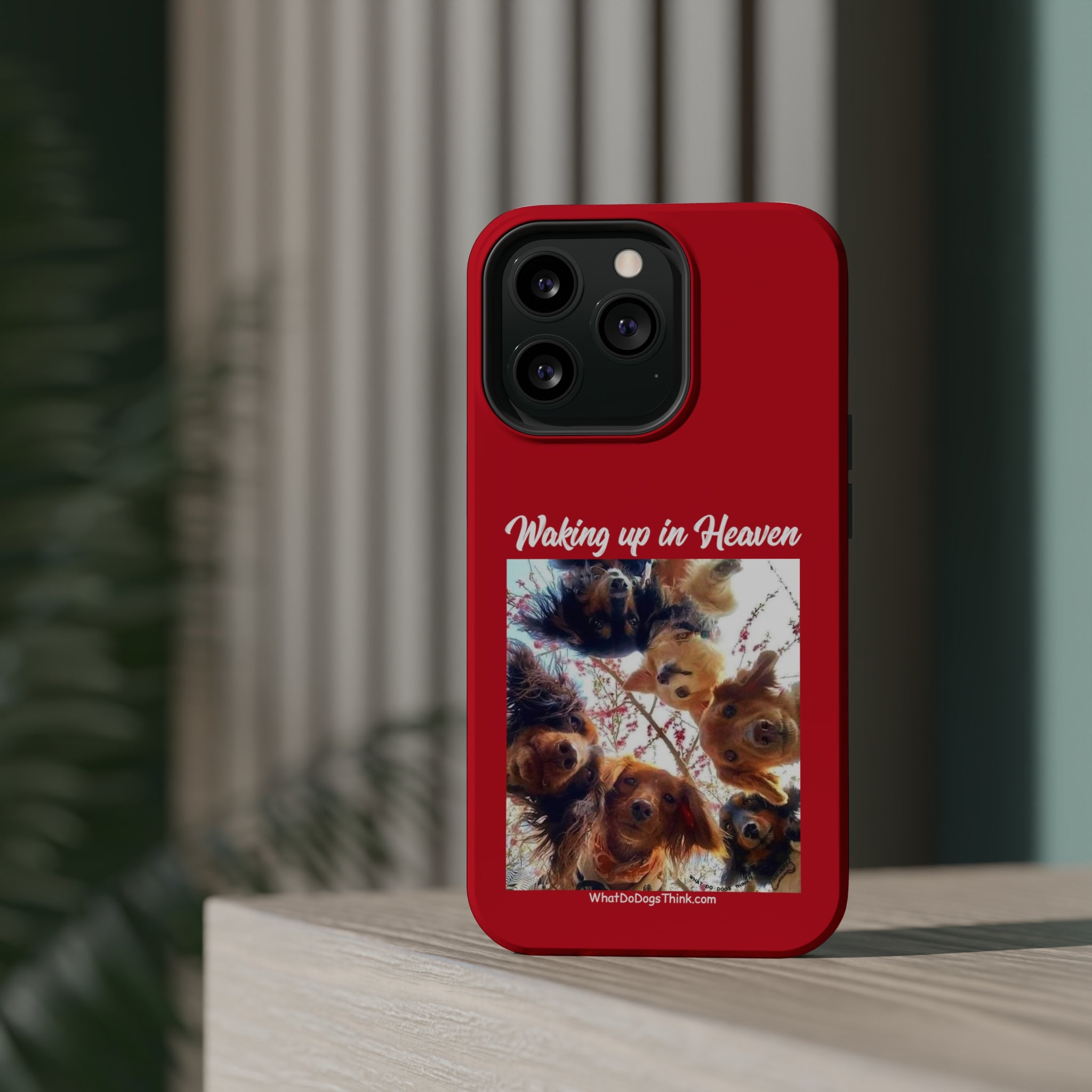 Waking Up In Heaven Red MagSafe Tough Cases